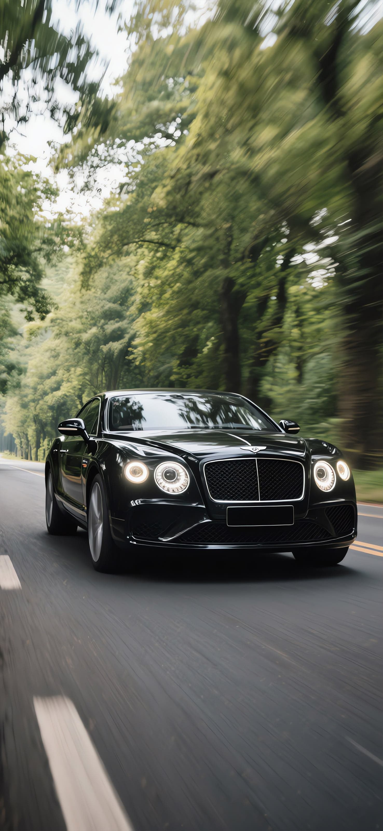 Bentley on the Road - free phone wallpaper