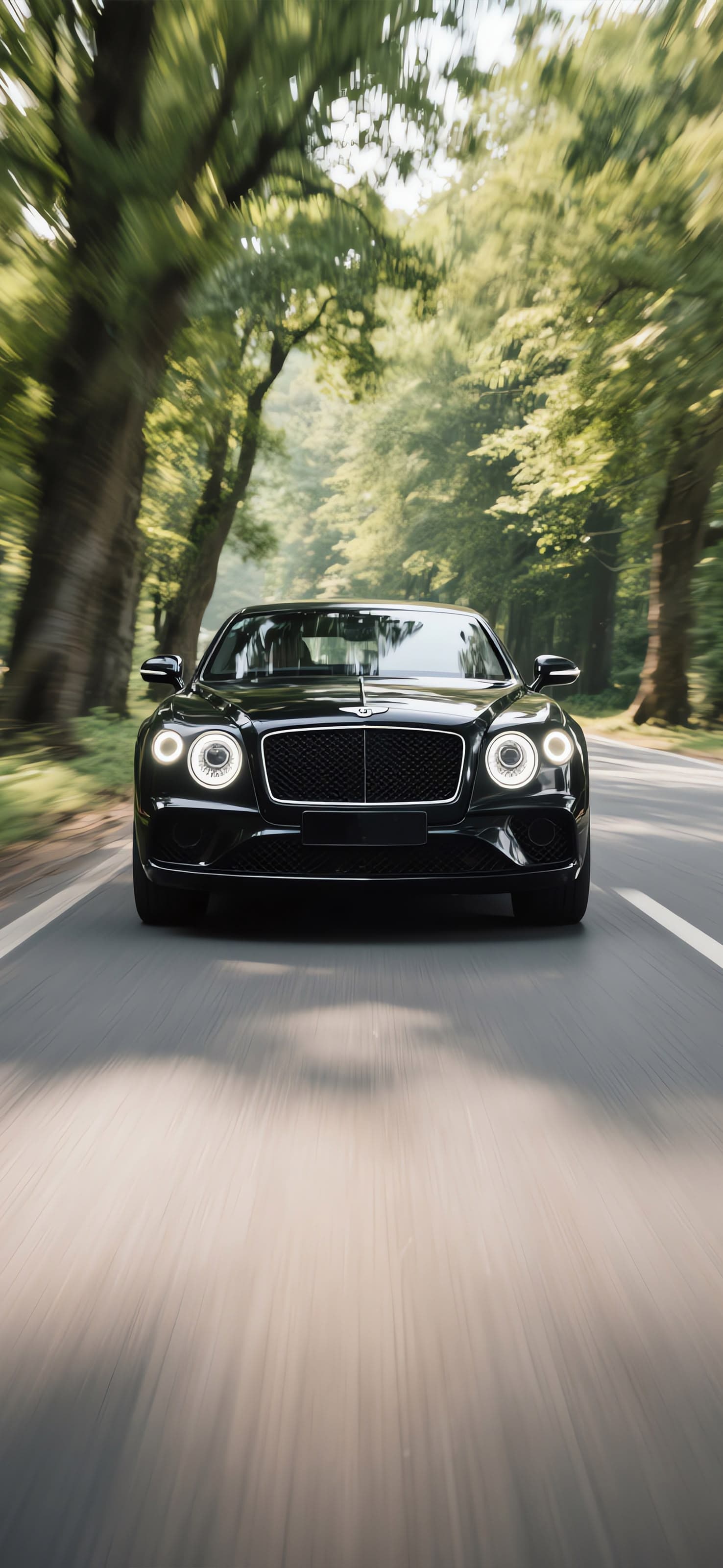 Bentley Front View - free phone wallpaper