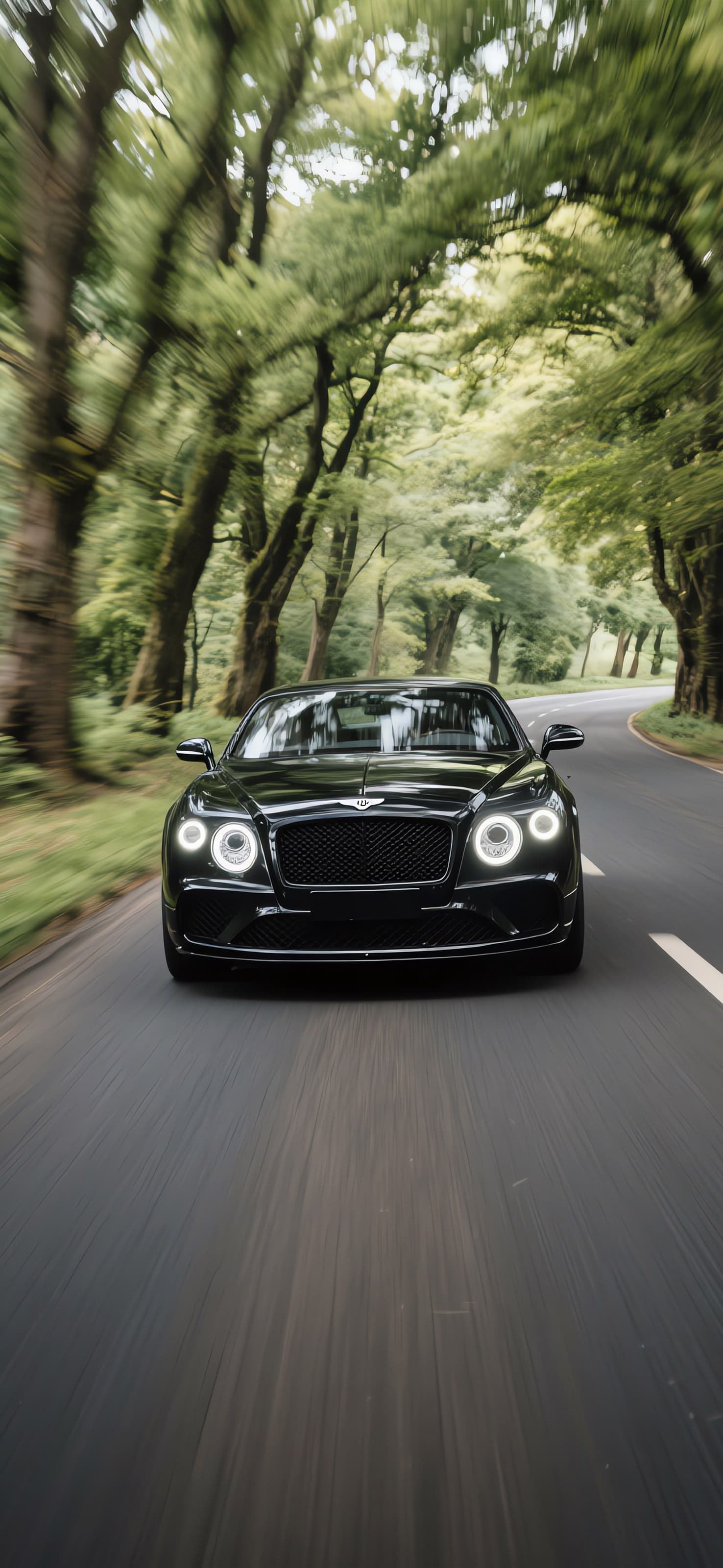 Bentley in Motion - free phone wallpaper