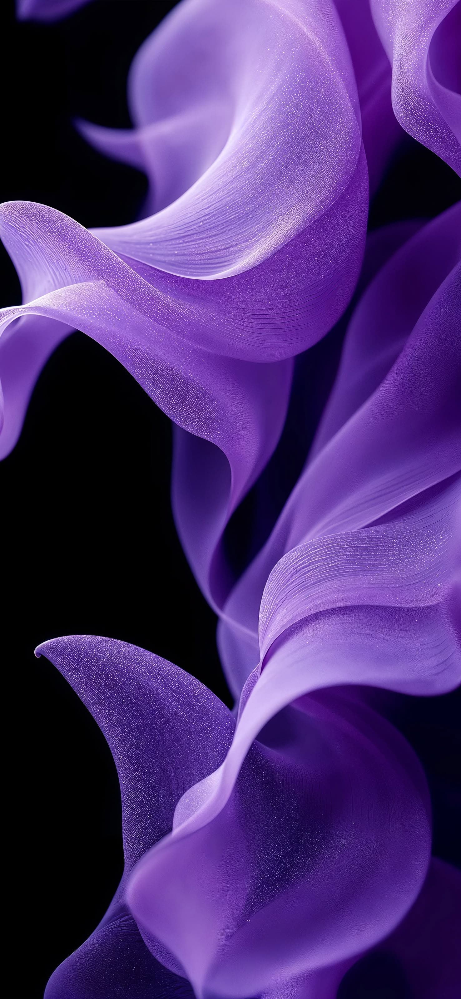 Purple Waves - free phone wallpaper