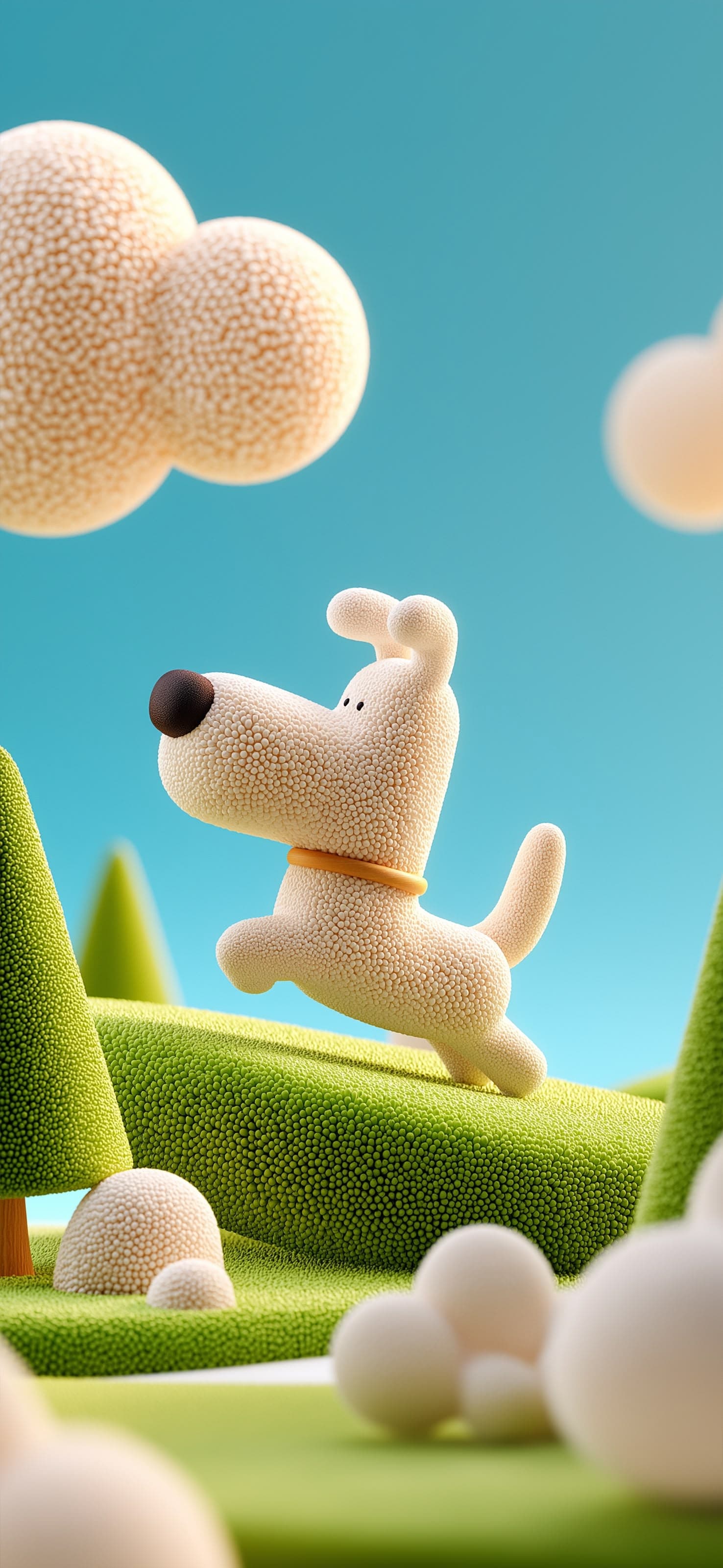 Happy Dog - free phone wallpaper