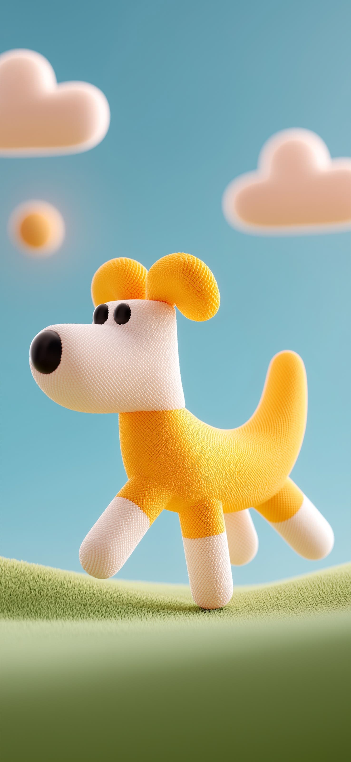 Playful Dog - free phone wallpaper