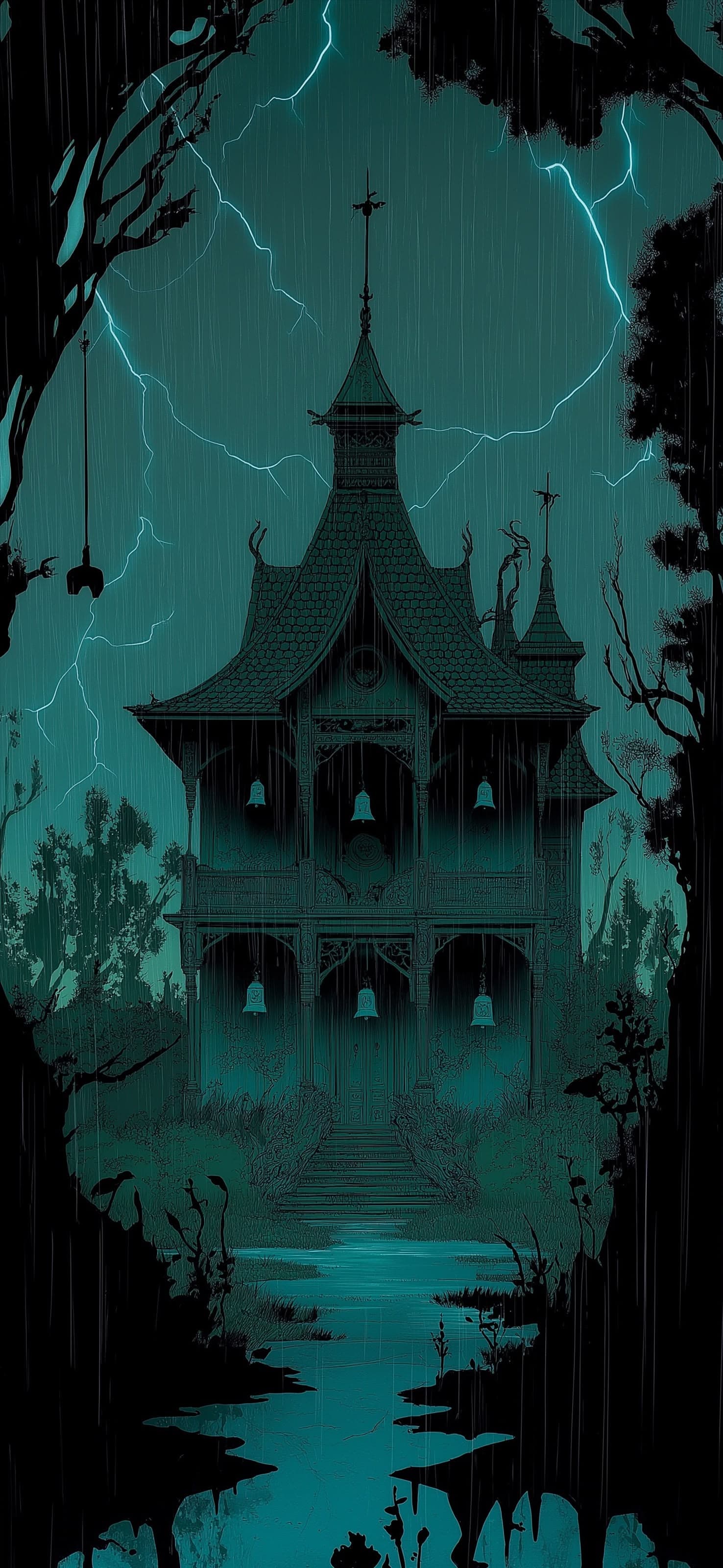 Mysterious Castle - free phone wallpaper