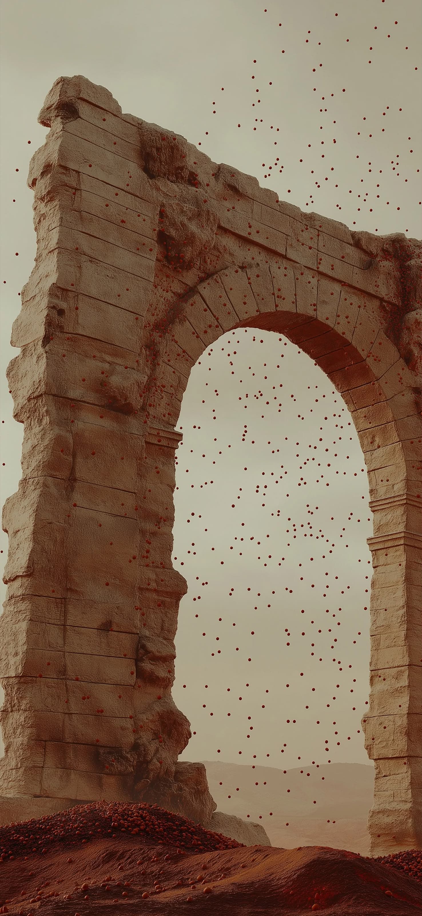 Ancient stone archway 1 - free phone wallpaper