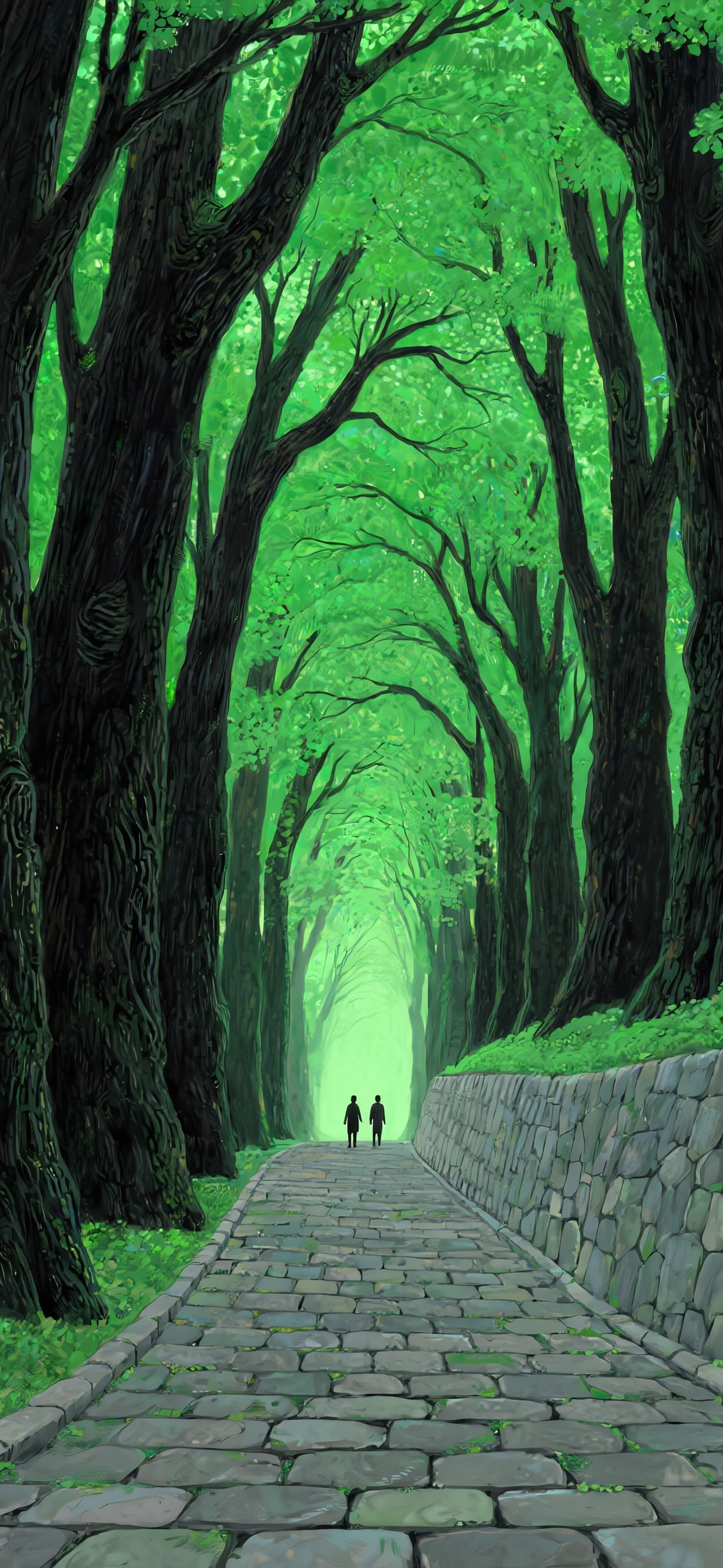 Emerald Path 2 - free phone wallpaper