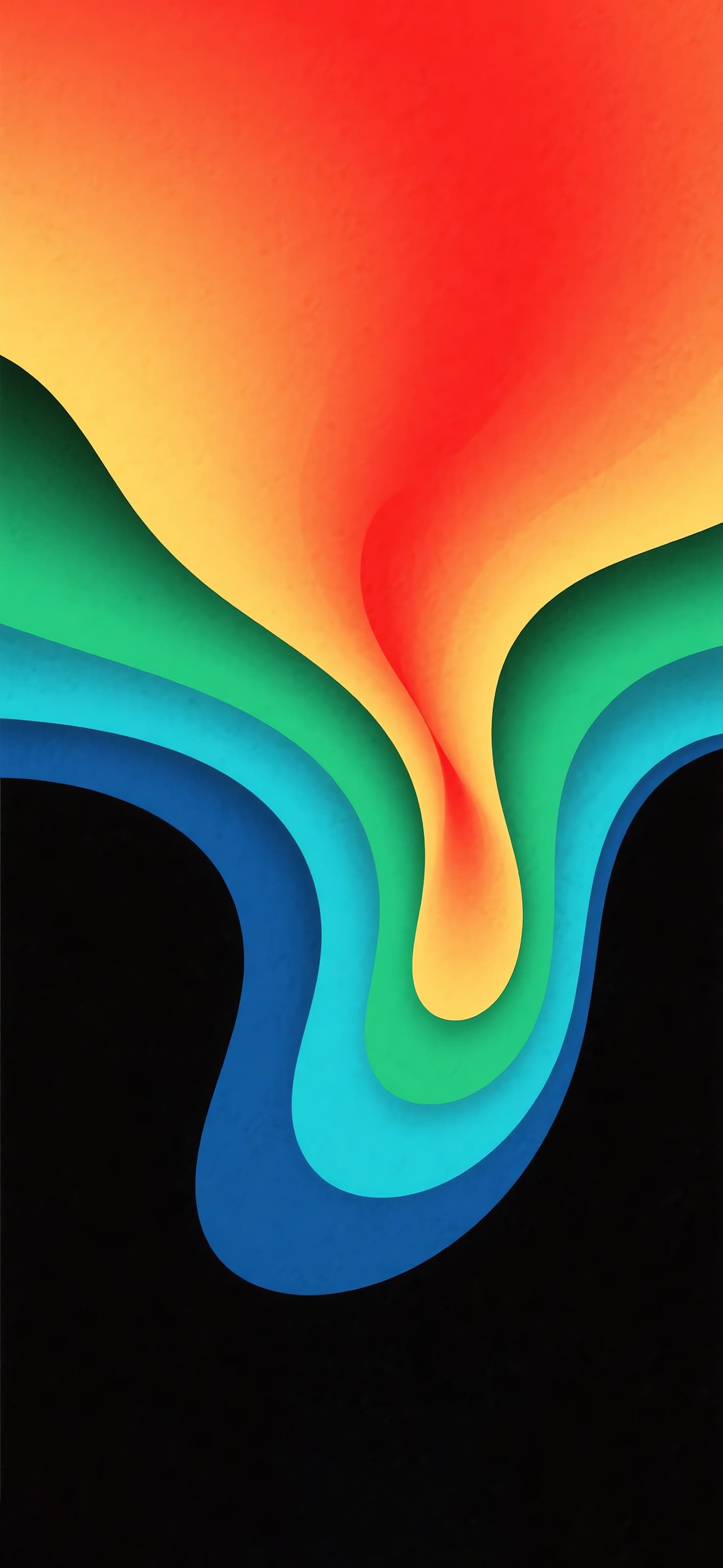 Rainbow Gradient 2 - free phone wallpaper