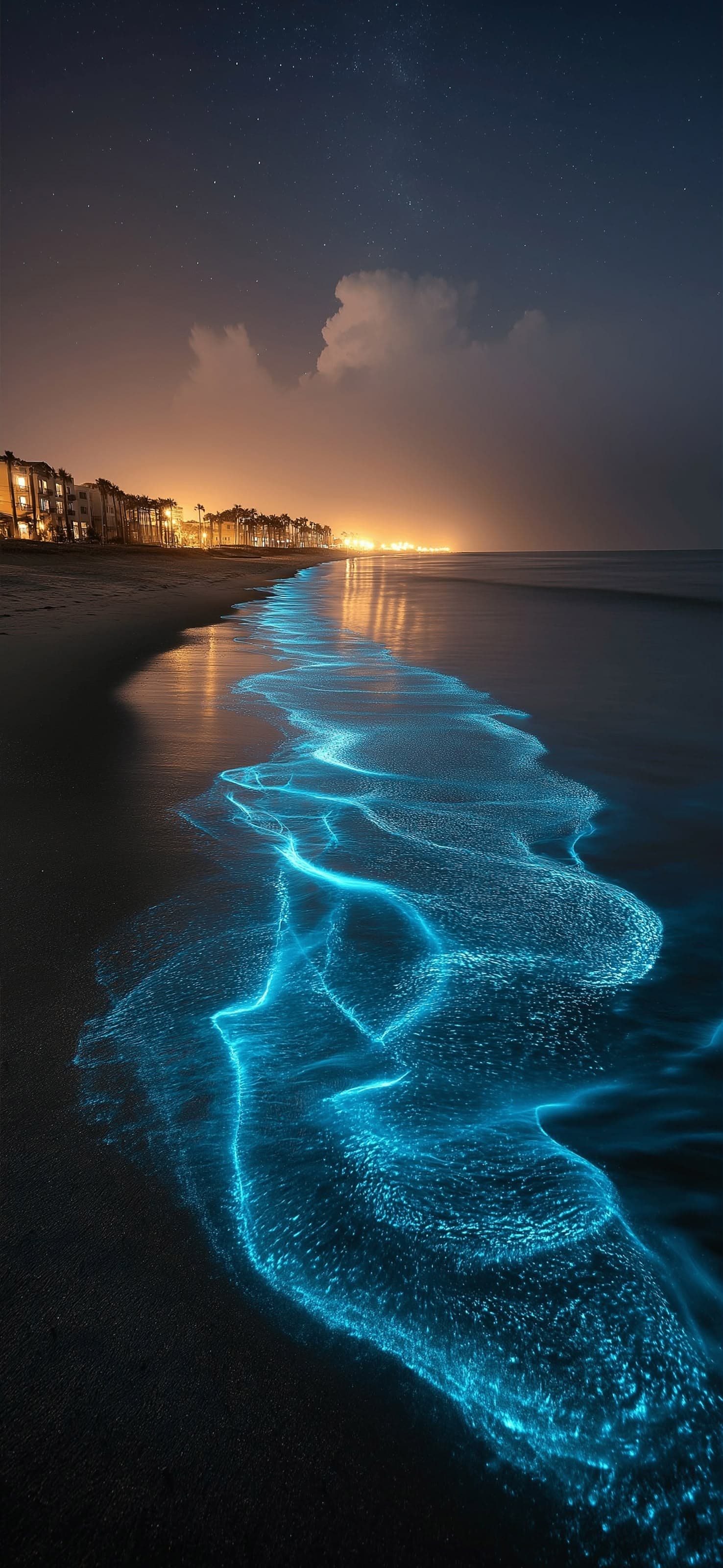 Bioluminescence 1 - free phone wallpaper