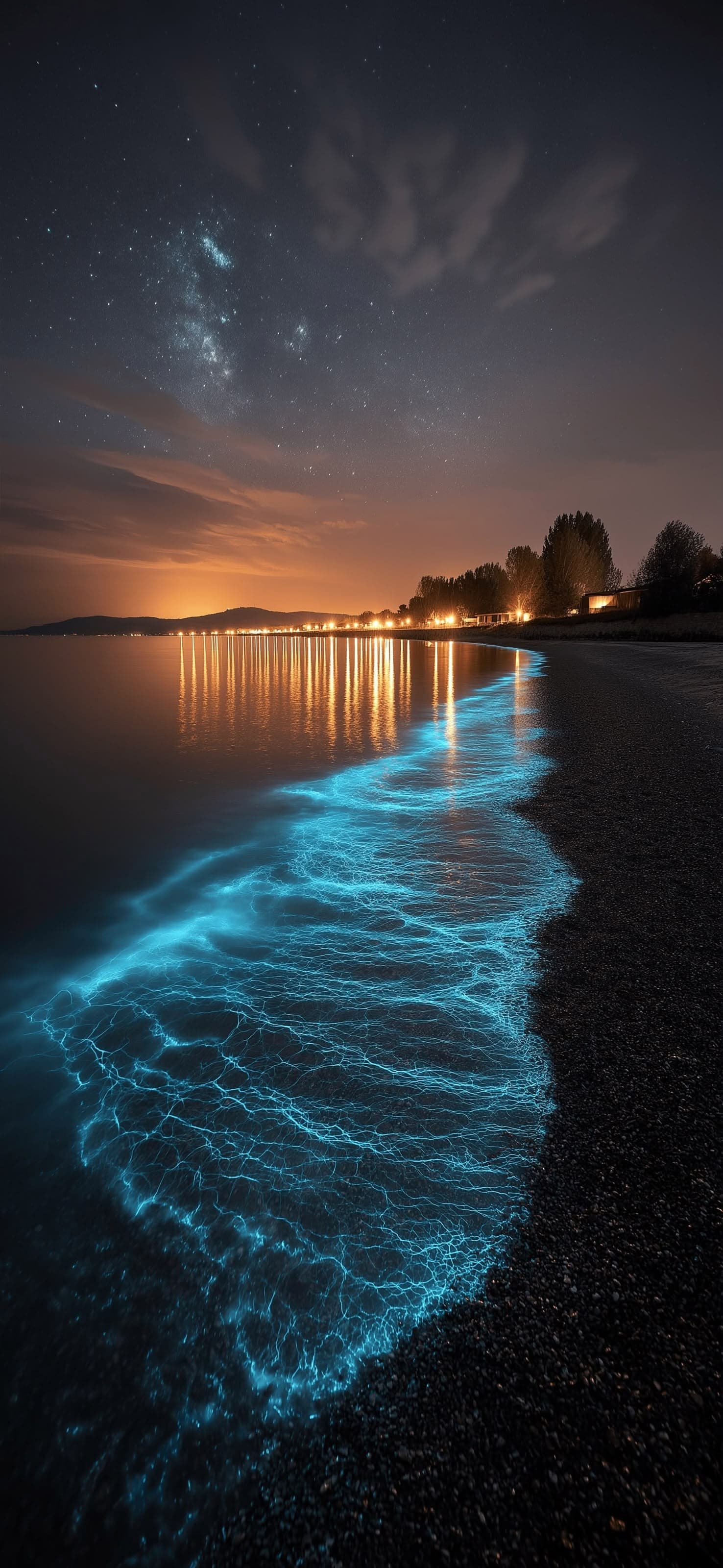 Bioluminescence 2 - free phone wallpaper