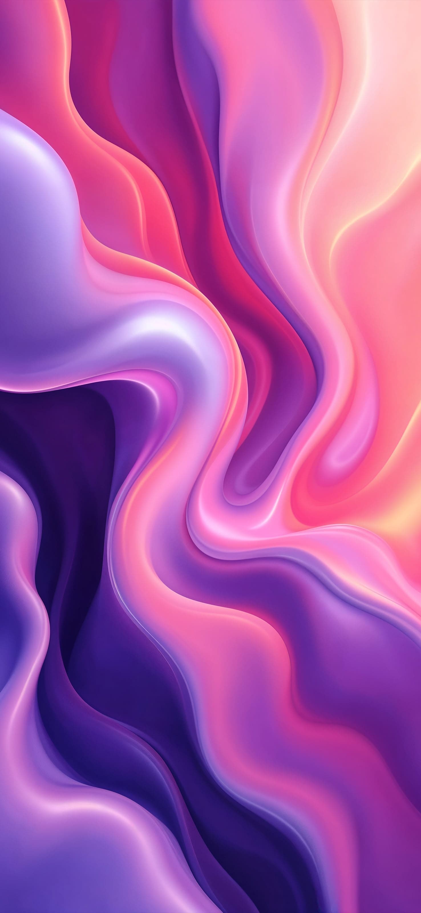Purple Waves 1 - free phone wallpaper