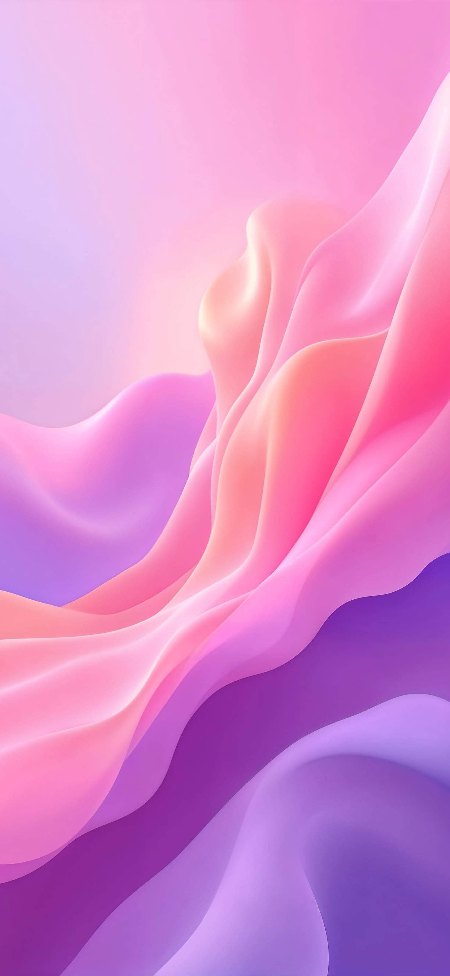 Purple Waves 2 - free phone wallpaper