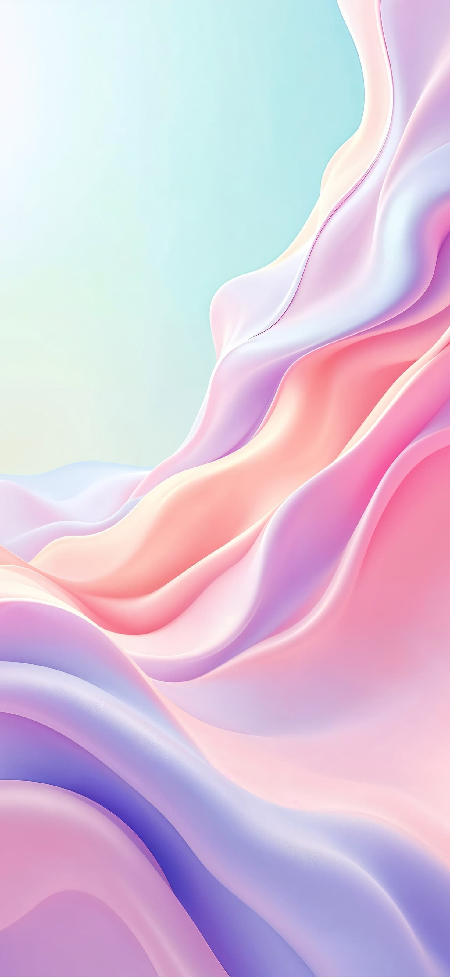 Purple Waves 3 - free phone wallpaper