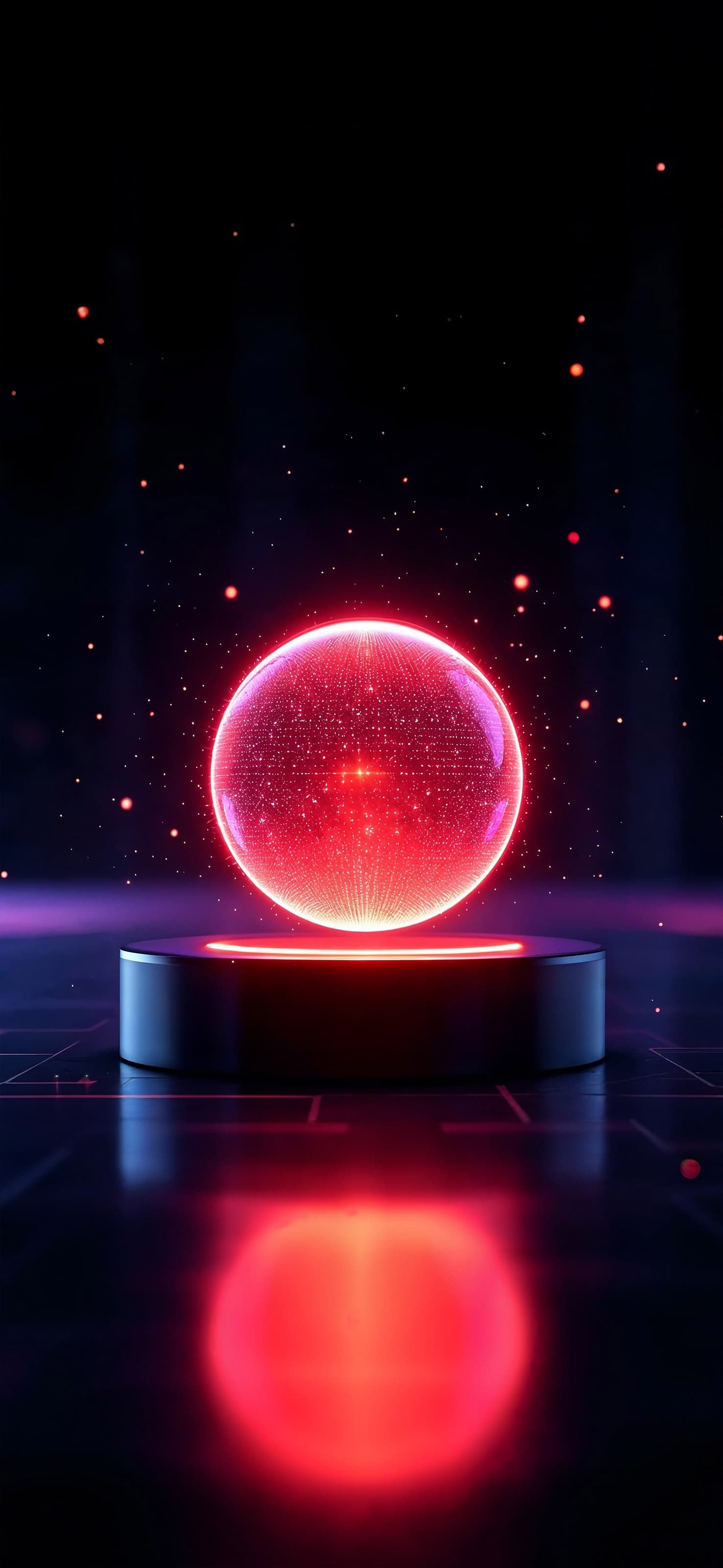 3D Orbit 1 - free phone wallpaper