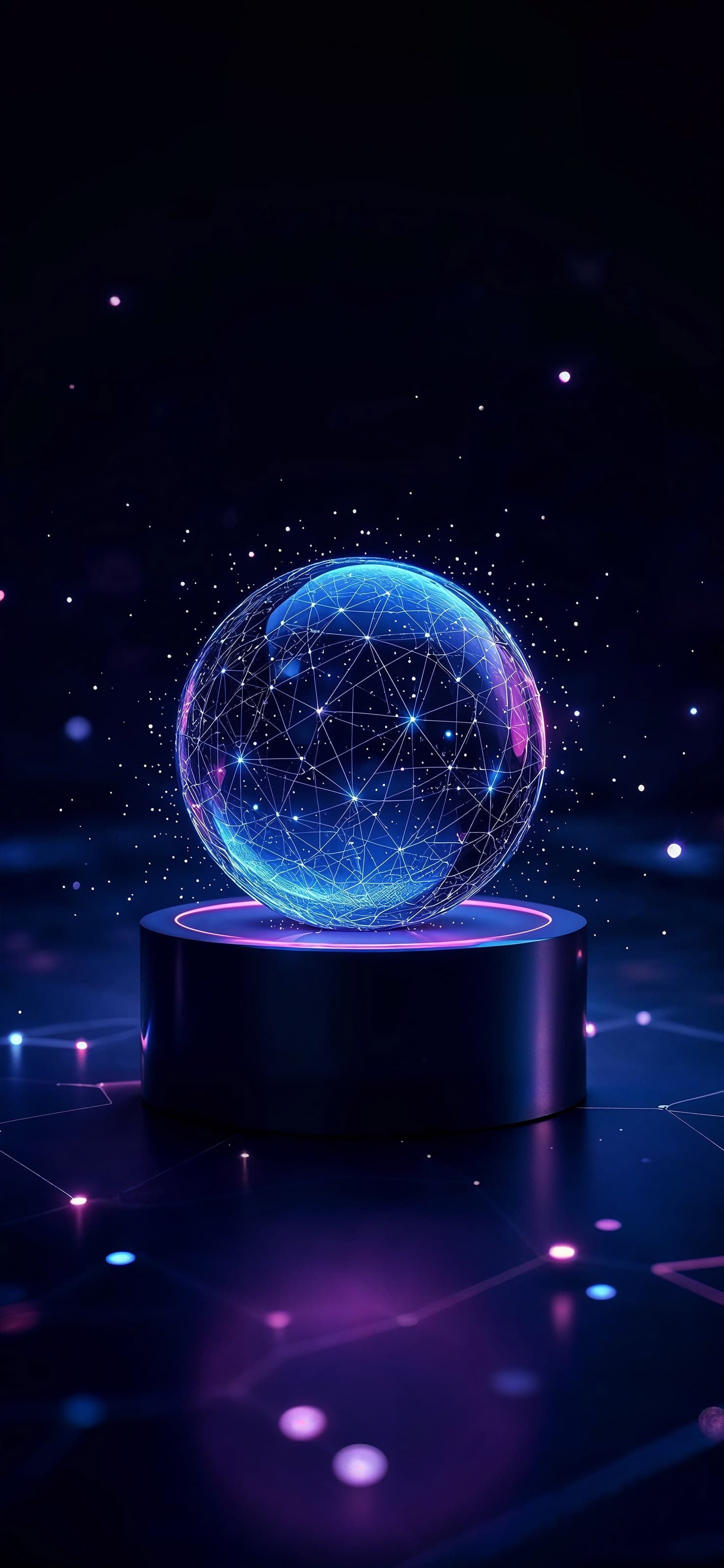3D Orbit 2 - free phone wallpaper