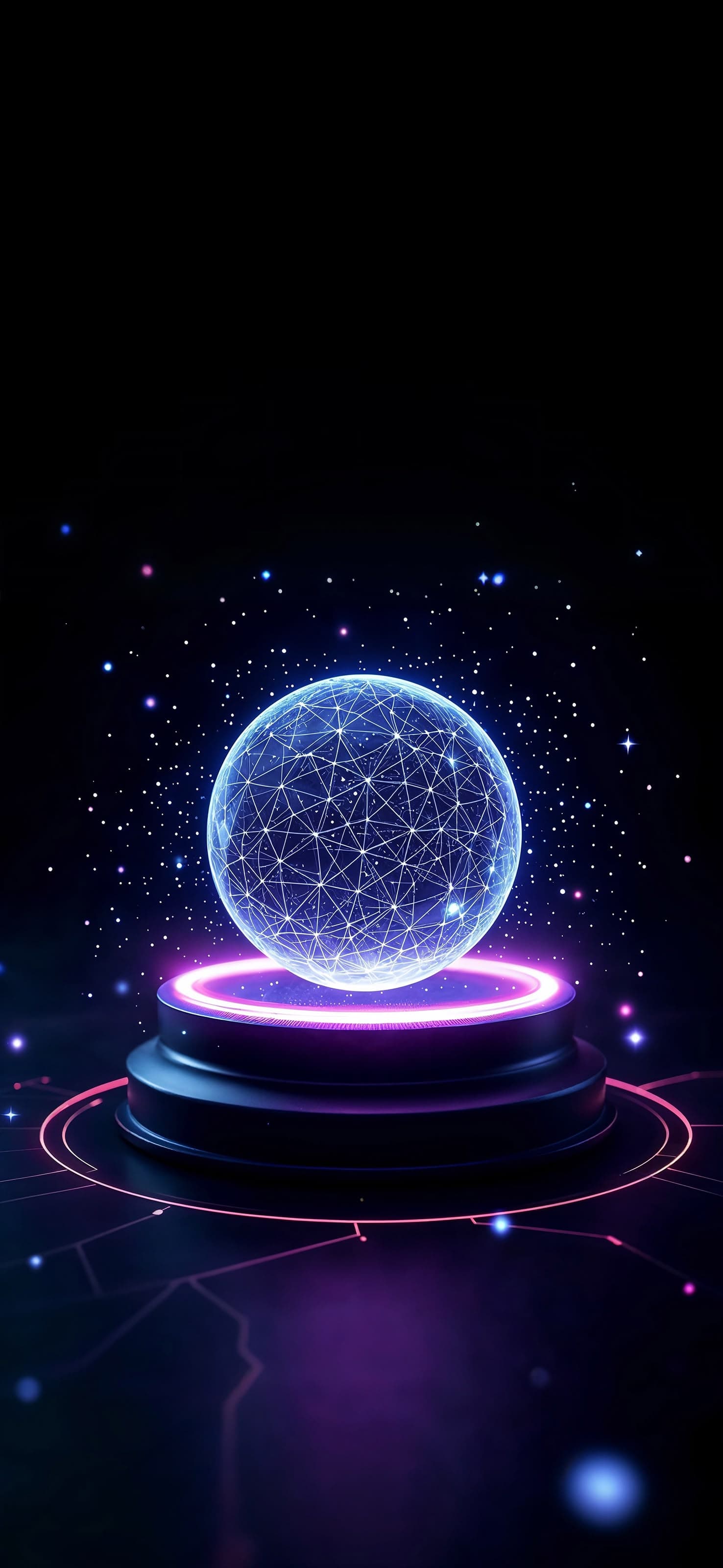 3D Orbit 3 - free phone wallpaper