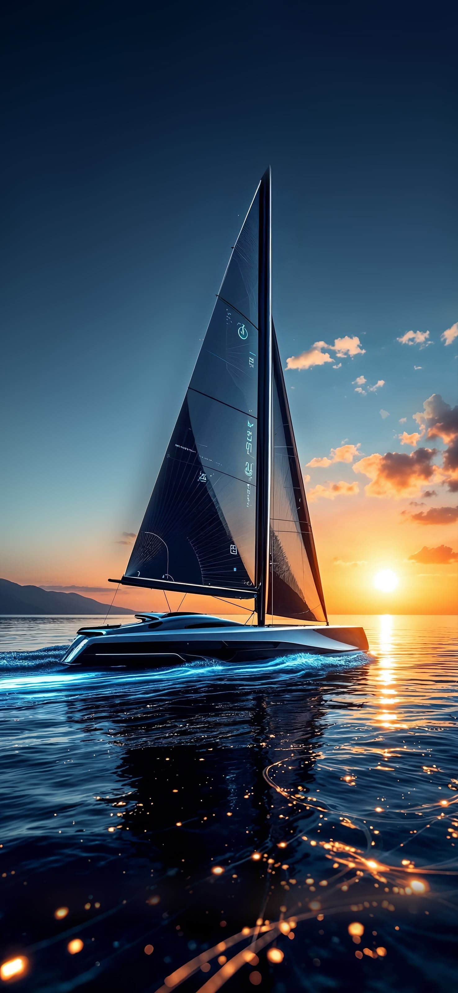 Sunset Voyage 1 - free phone wallpaper