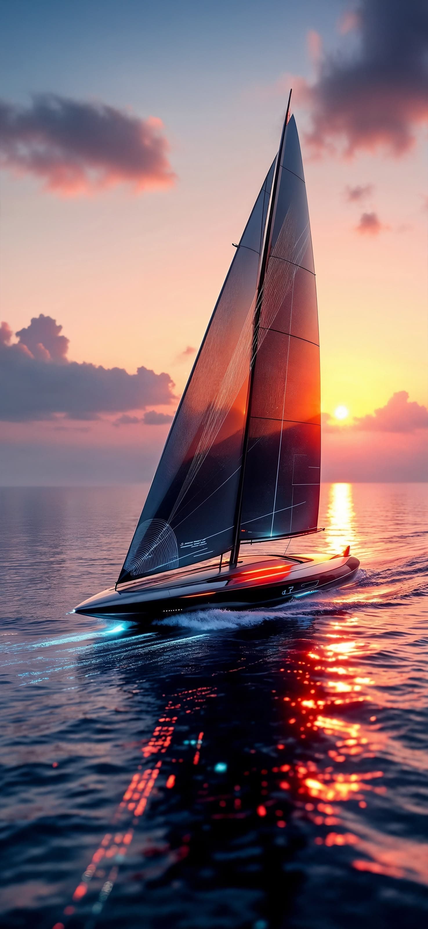 Sunset Voyage 2 - free phone wallpaper