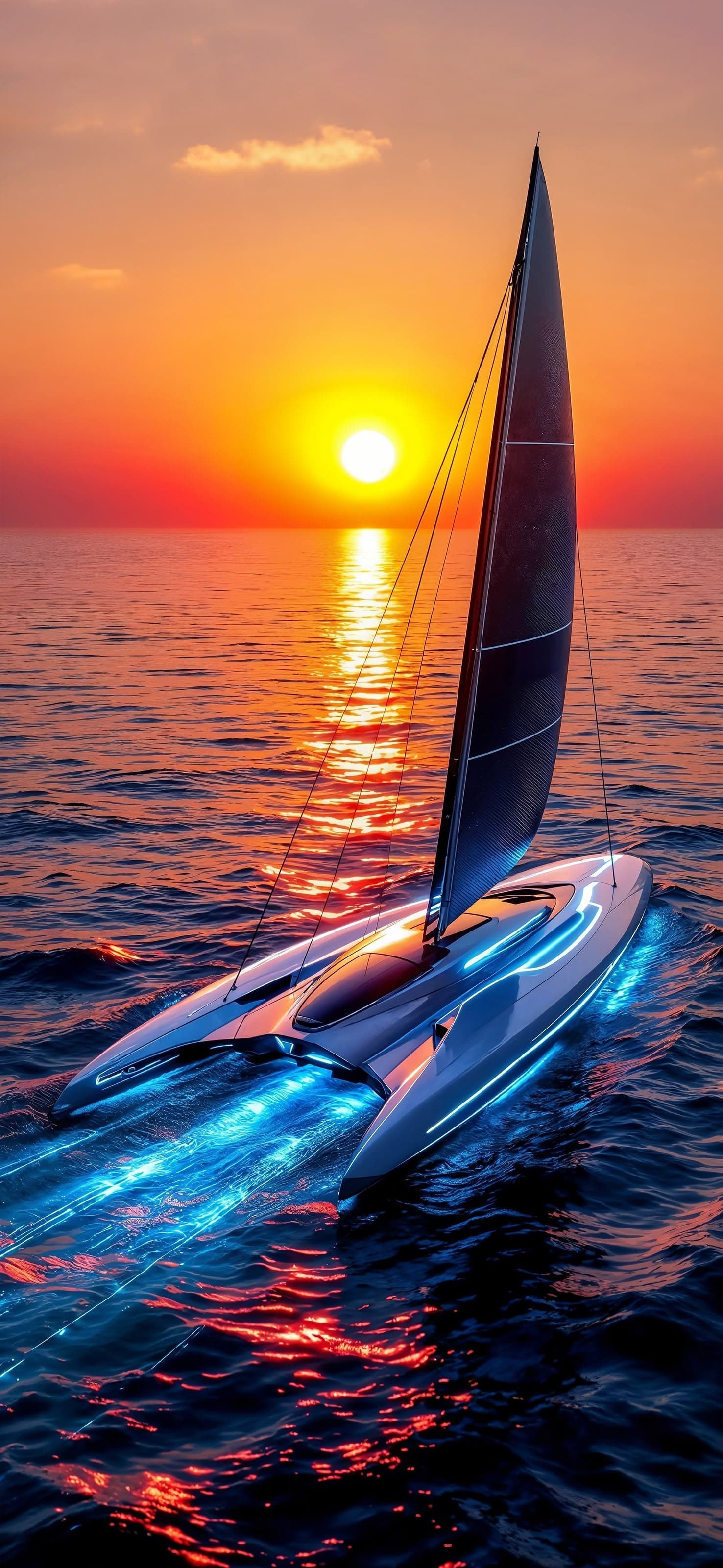 Sunset Voyage 3 - free phone wallpaper