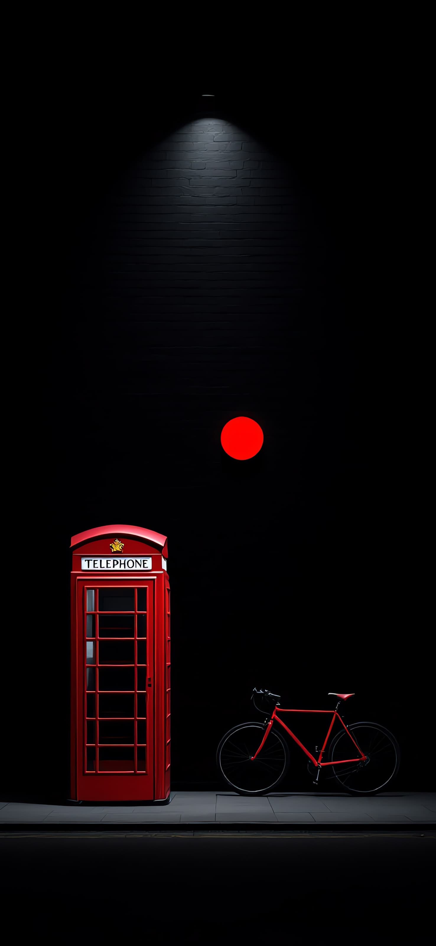Red Telephone box 2 - free phone wallpaper