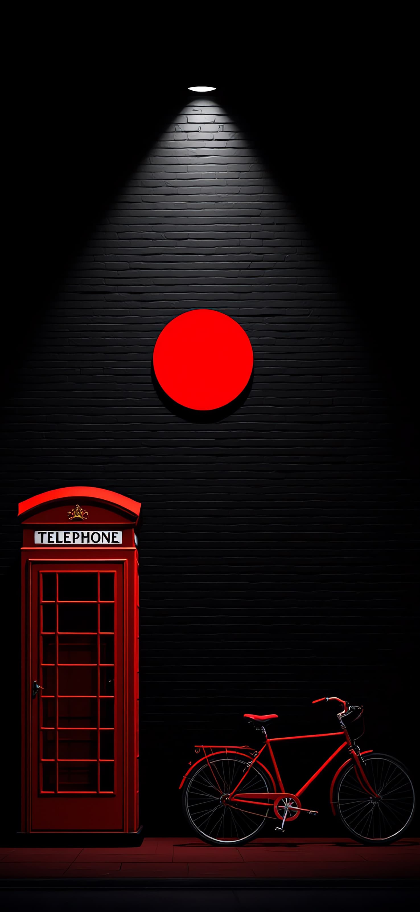 Red Telephone box 3 - free phone wallpaper
