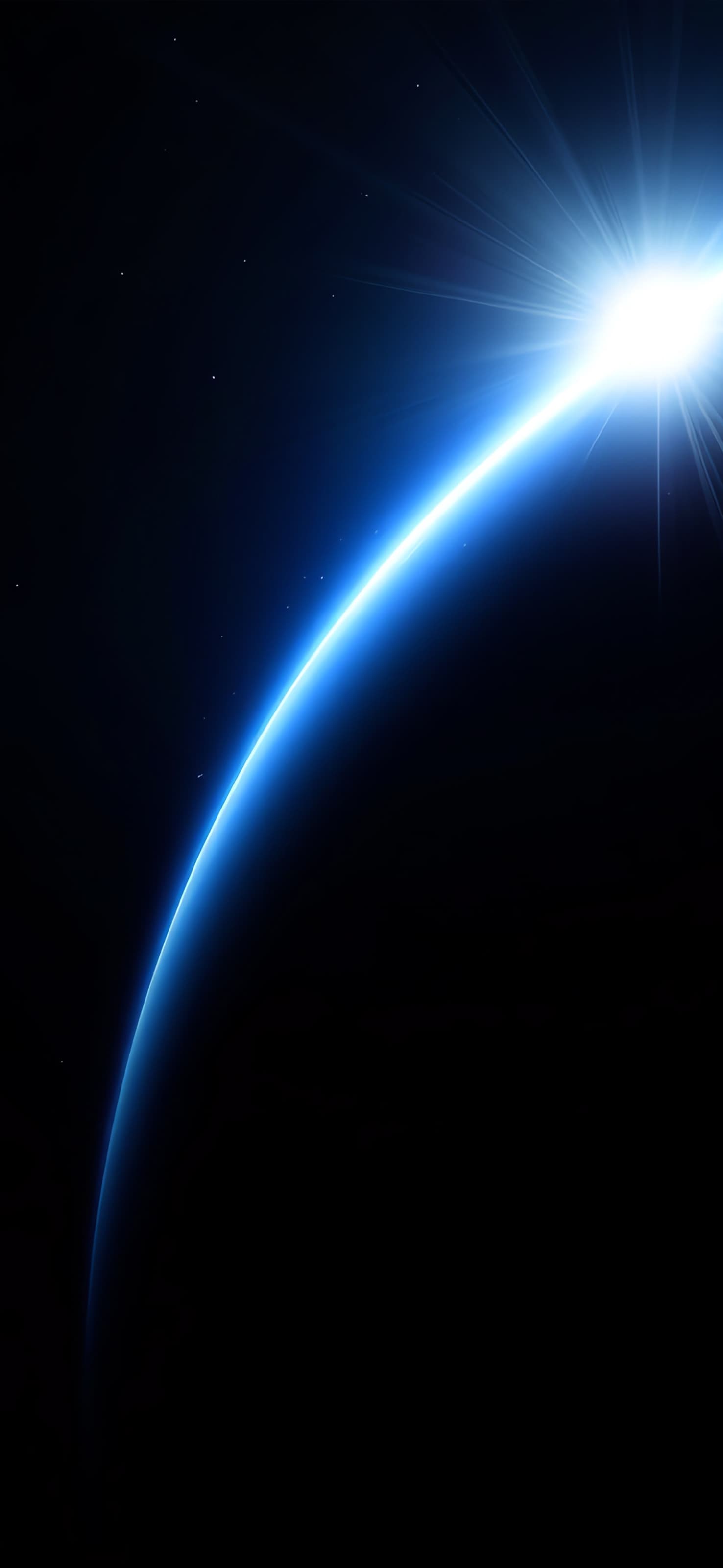 Blue Dawn planet 1 - free phone wallpaper