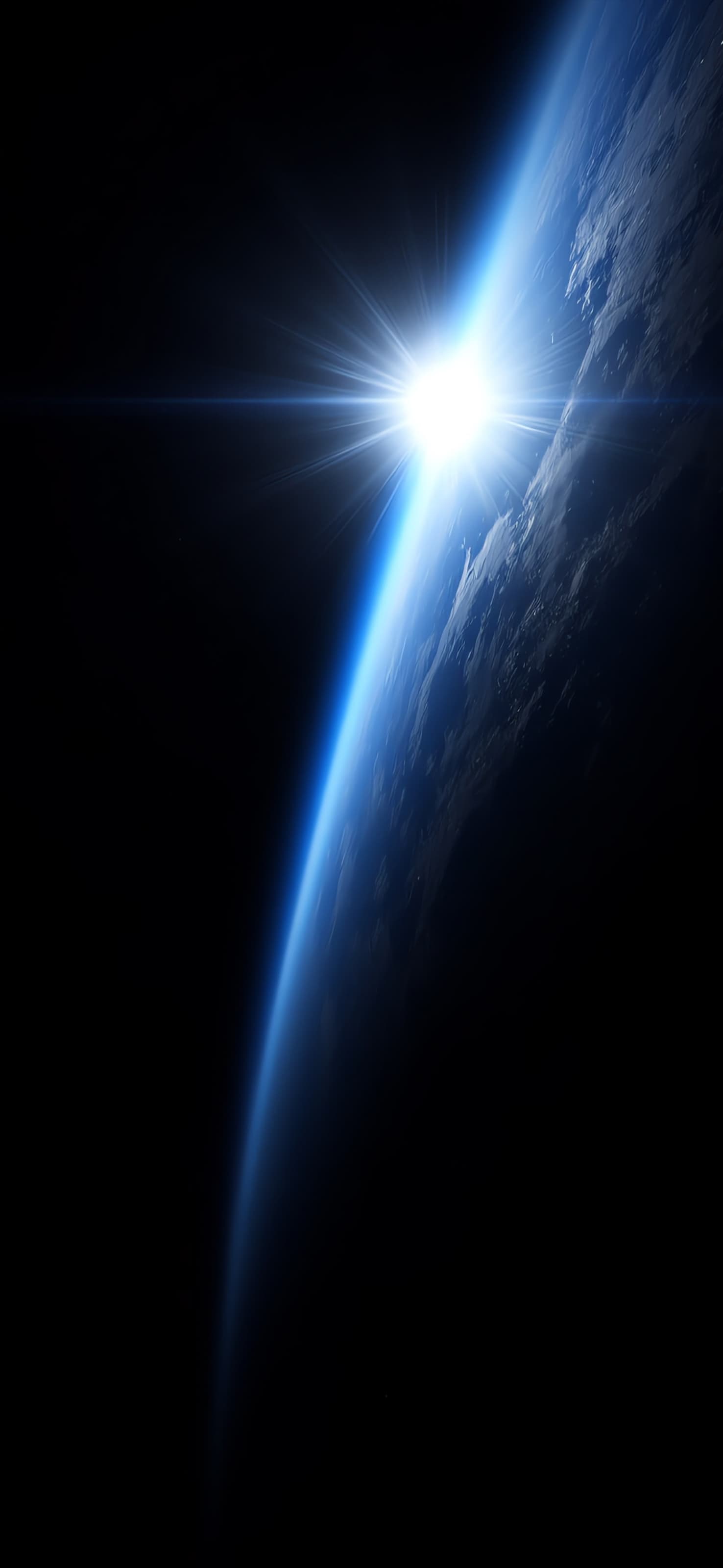 Blue Dawn planet 2 - free phone wallpaper