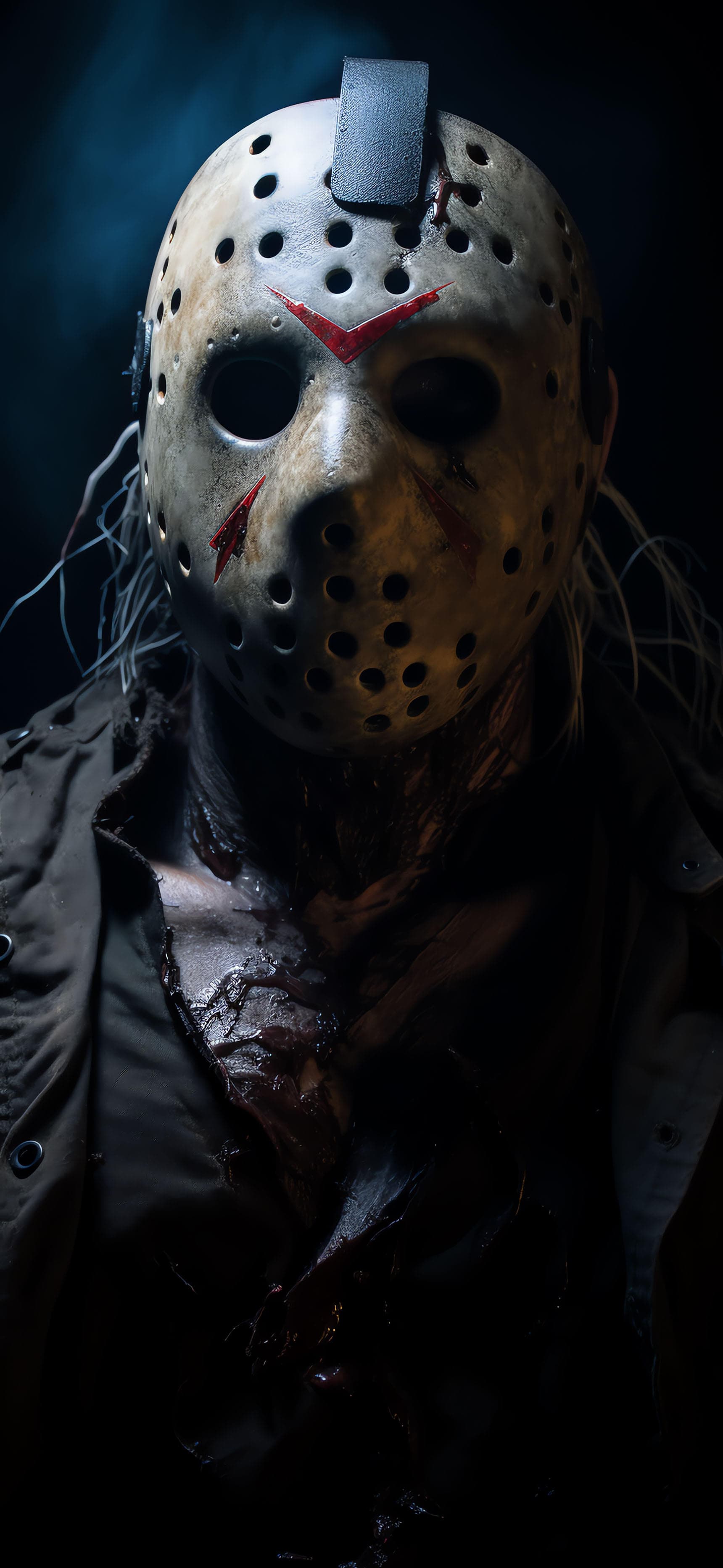 Horror Hockey Mask - free phone wallpaper