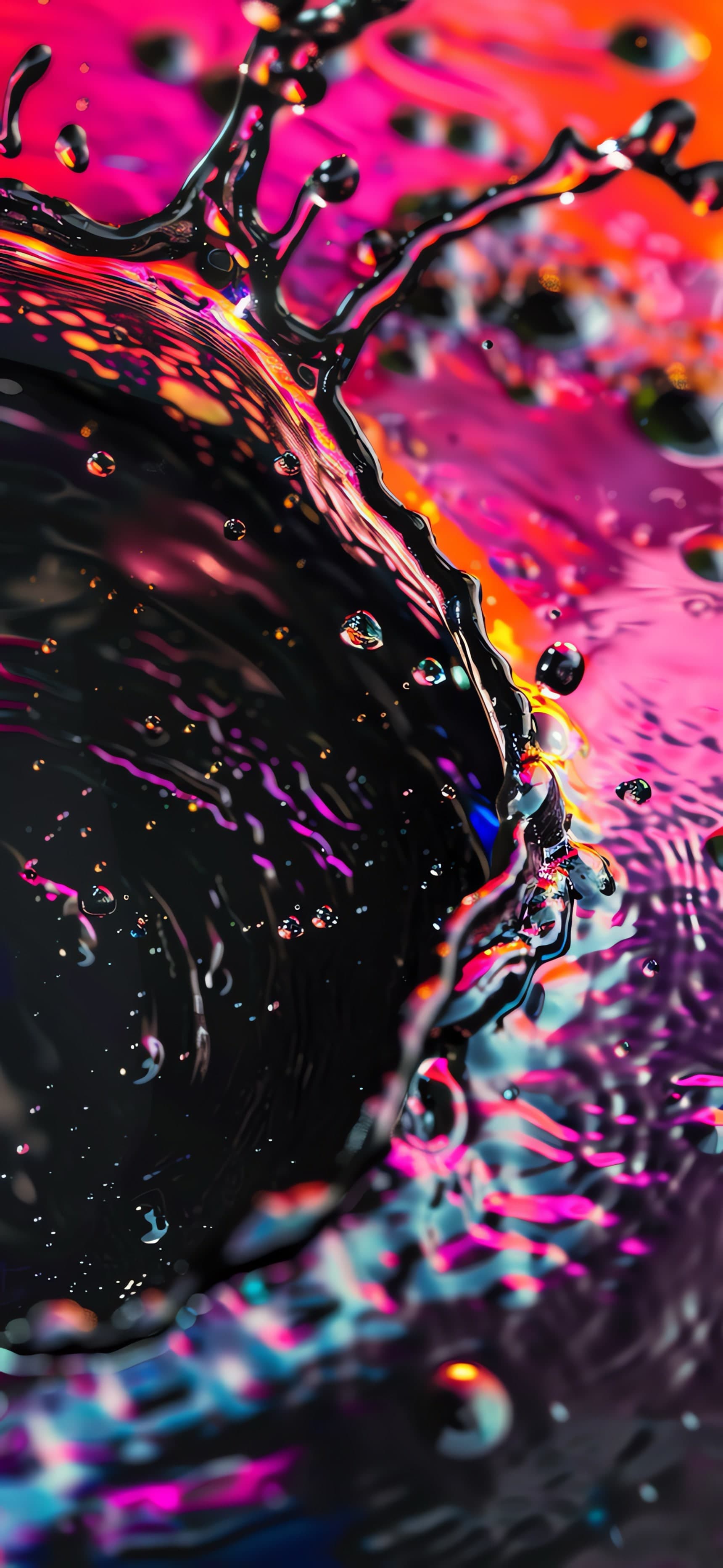 Liquid Splash Art - free phone wallpaper