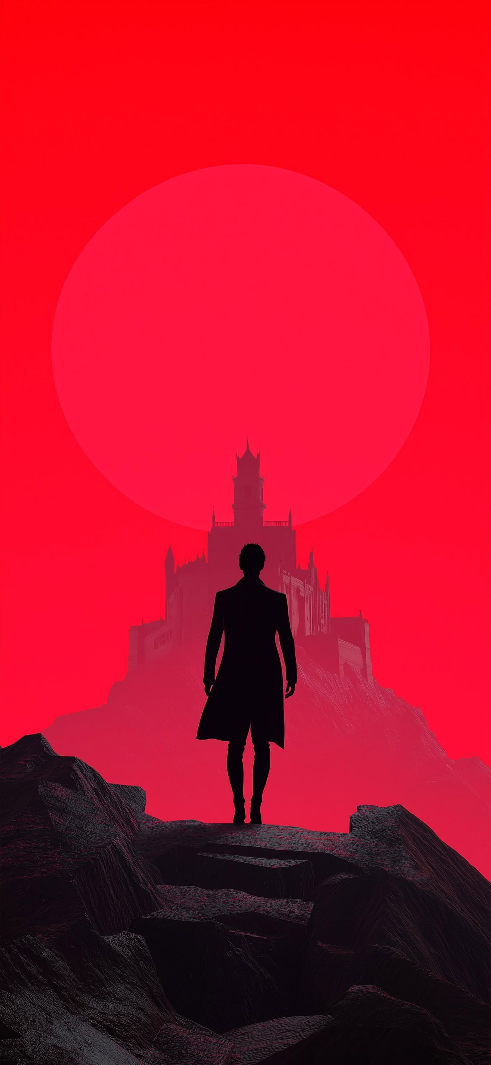 Crimson Castle Walk - free phone wallpaper