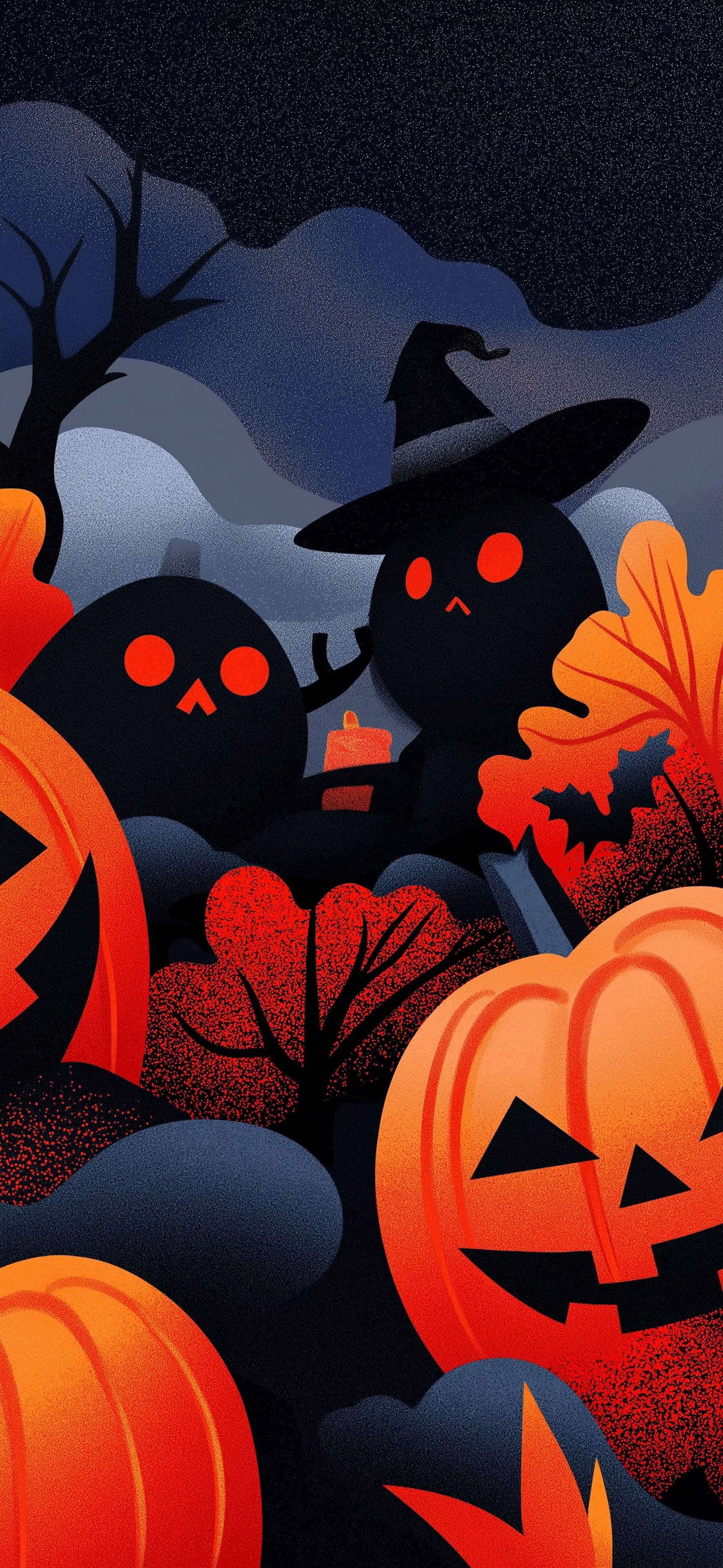 Pumpkin Party - free phone wallpaper