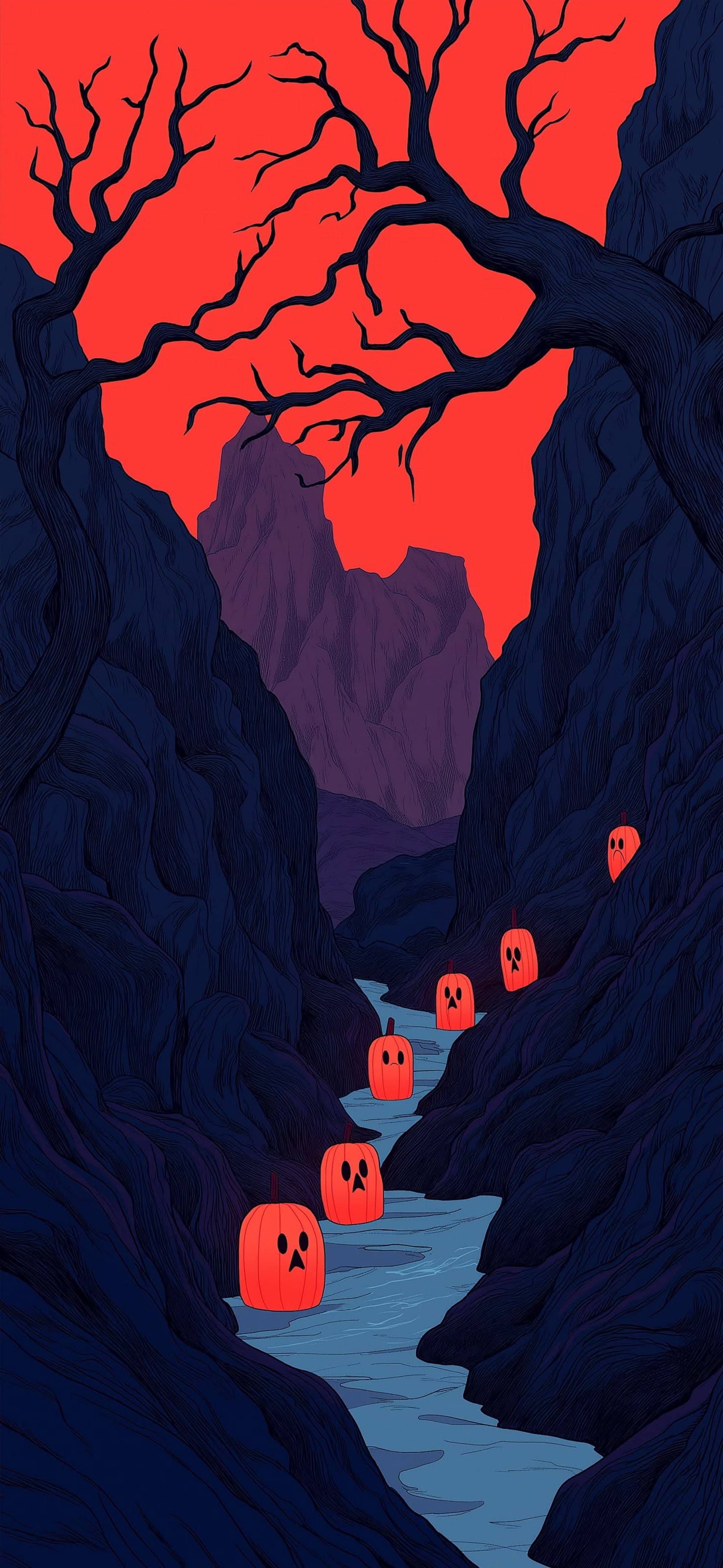 Ghostly Trail - free phone wallpaper