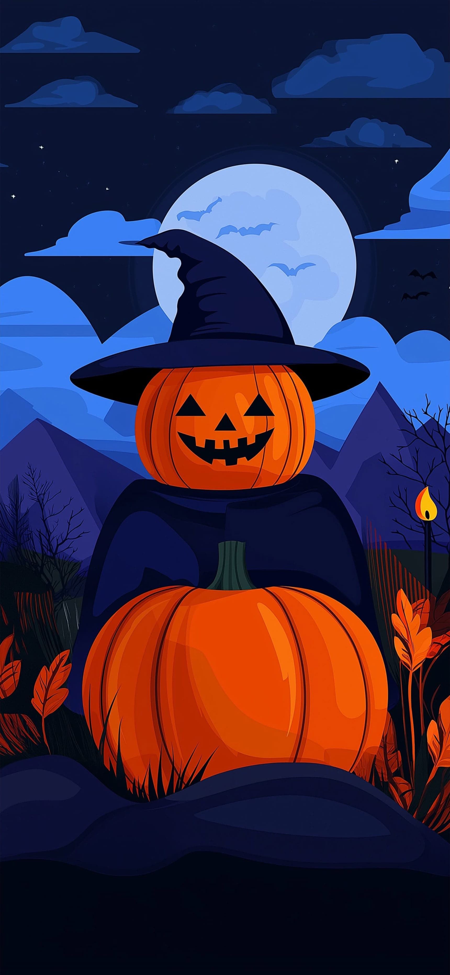 Moonlight Witch - free phone wallpaper