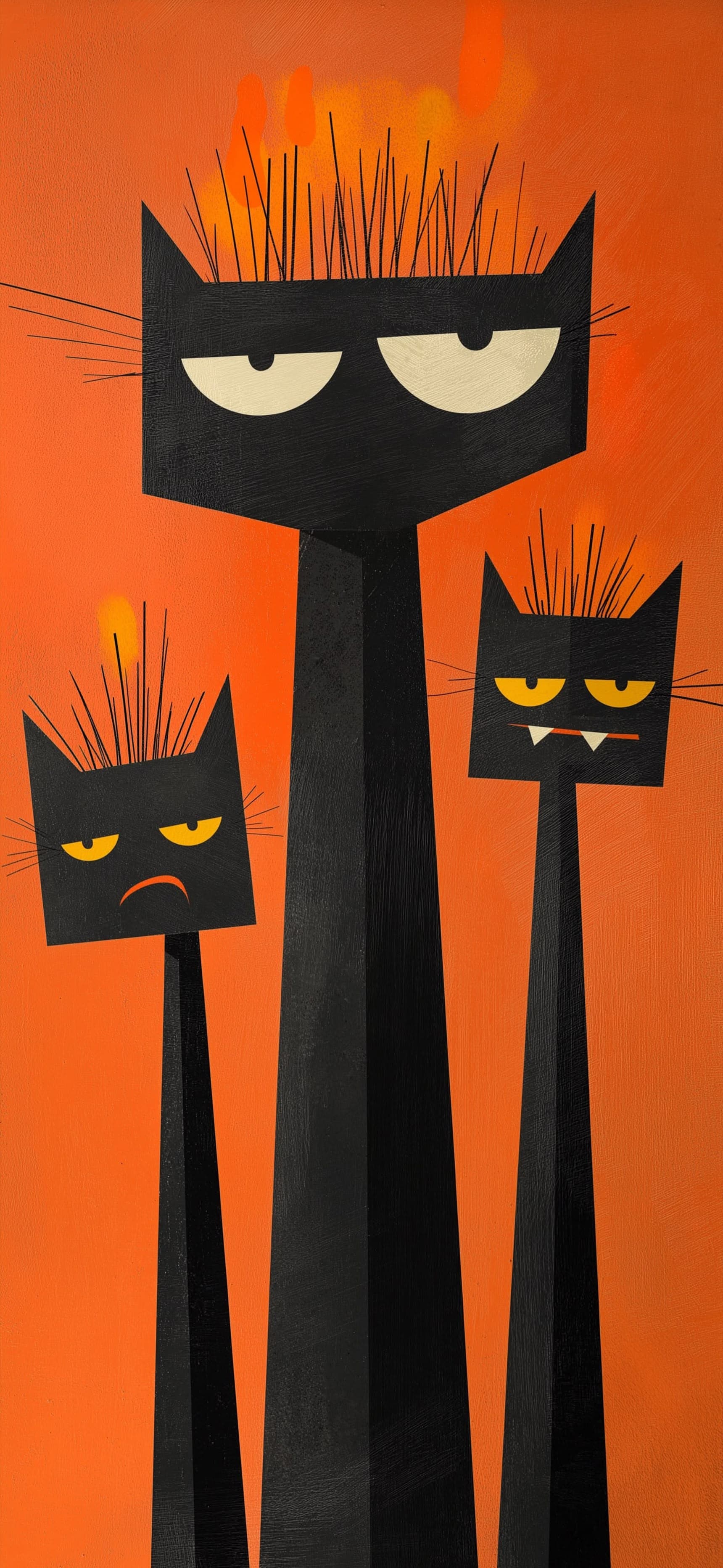 Grumpy Cats - free phone wallpaper