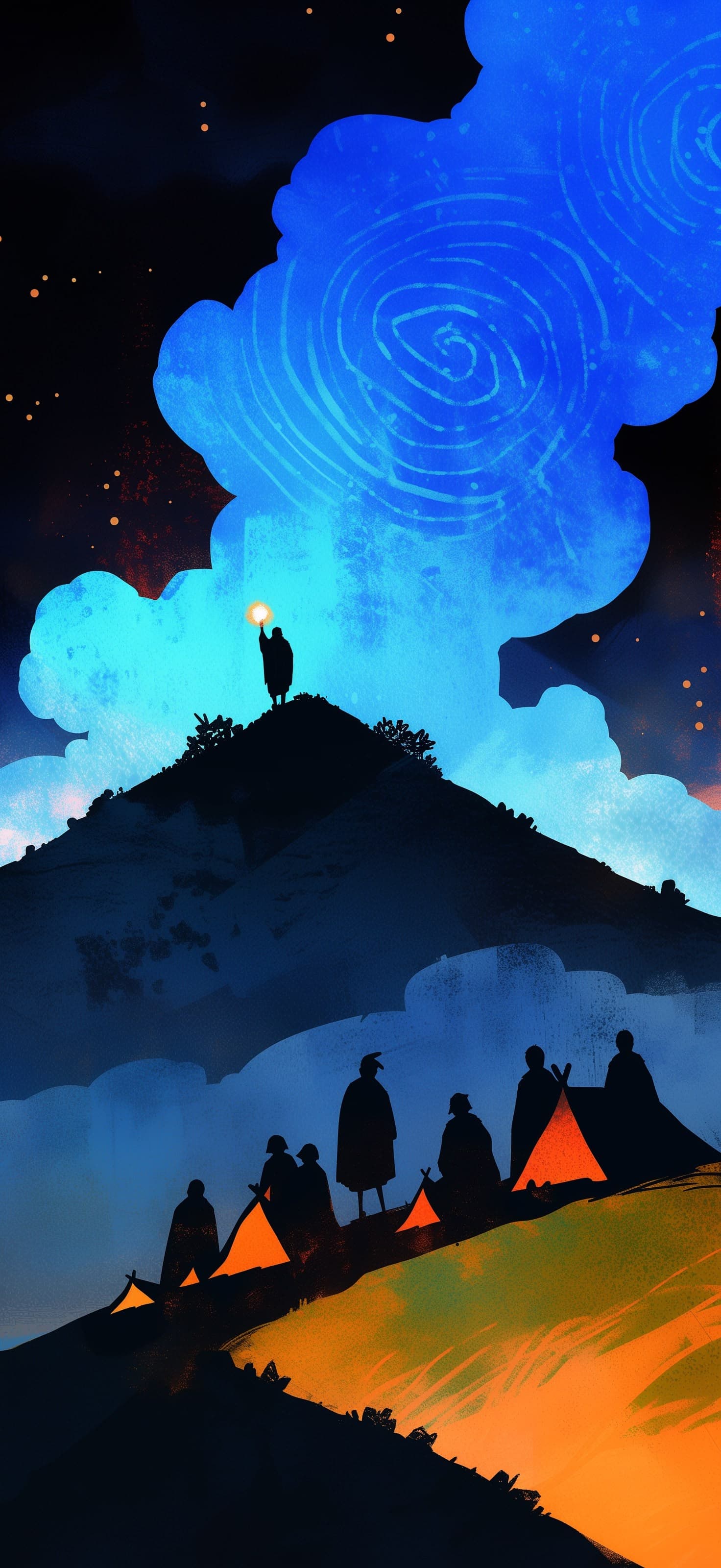 Mysterious Gathering - free phone wallpaper