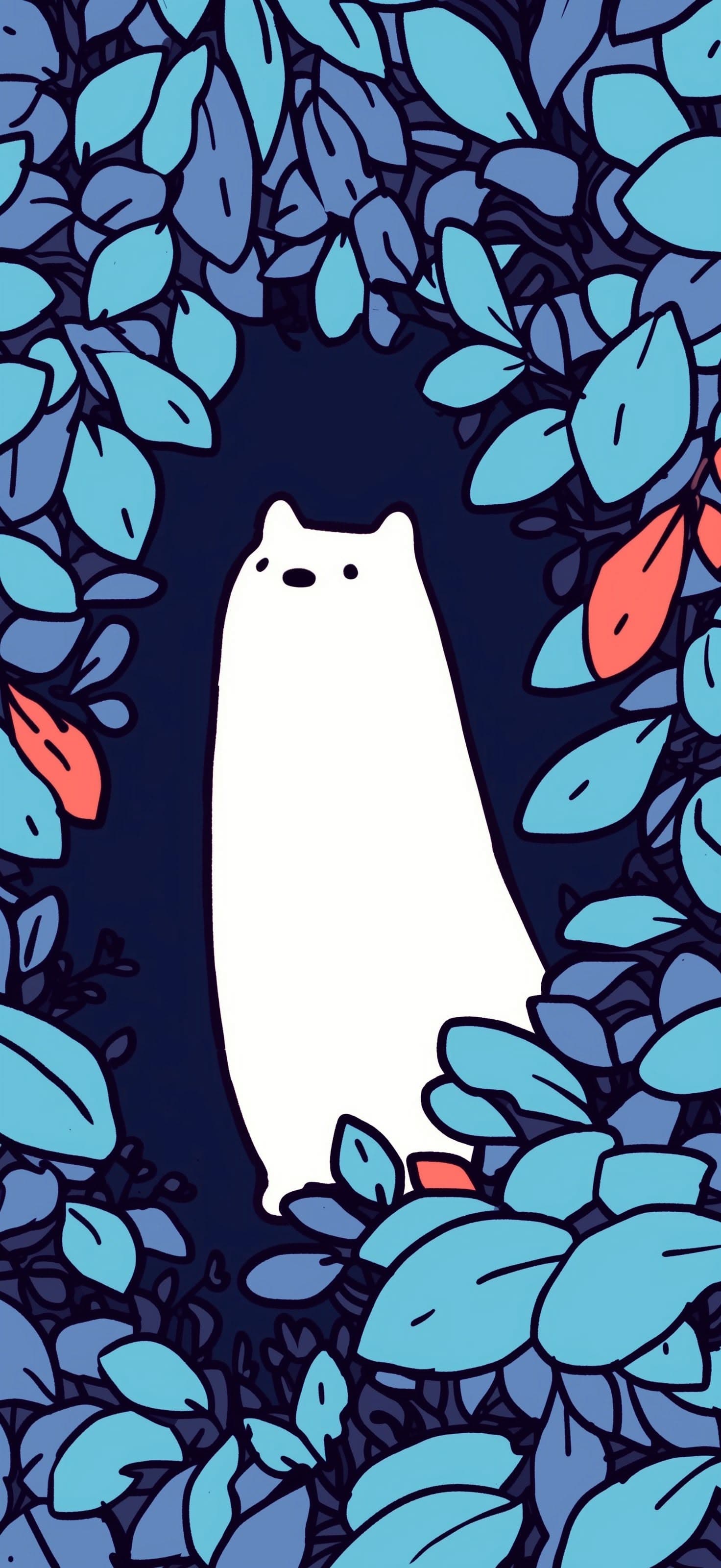 Whimsical Bear - free phone wallpaper