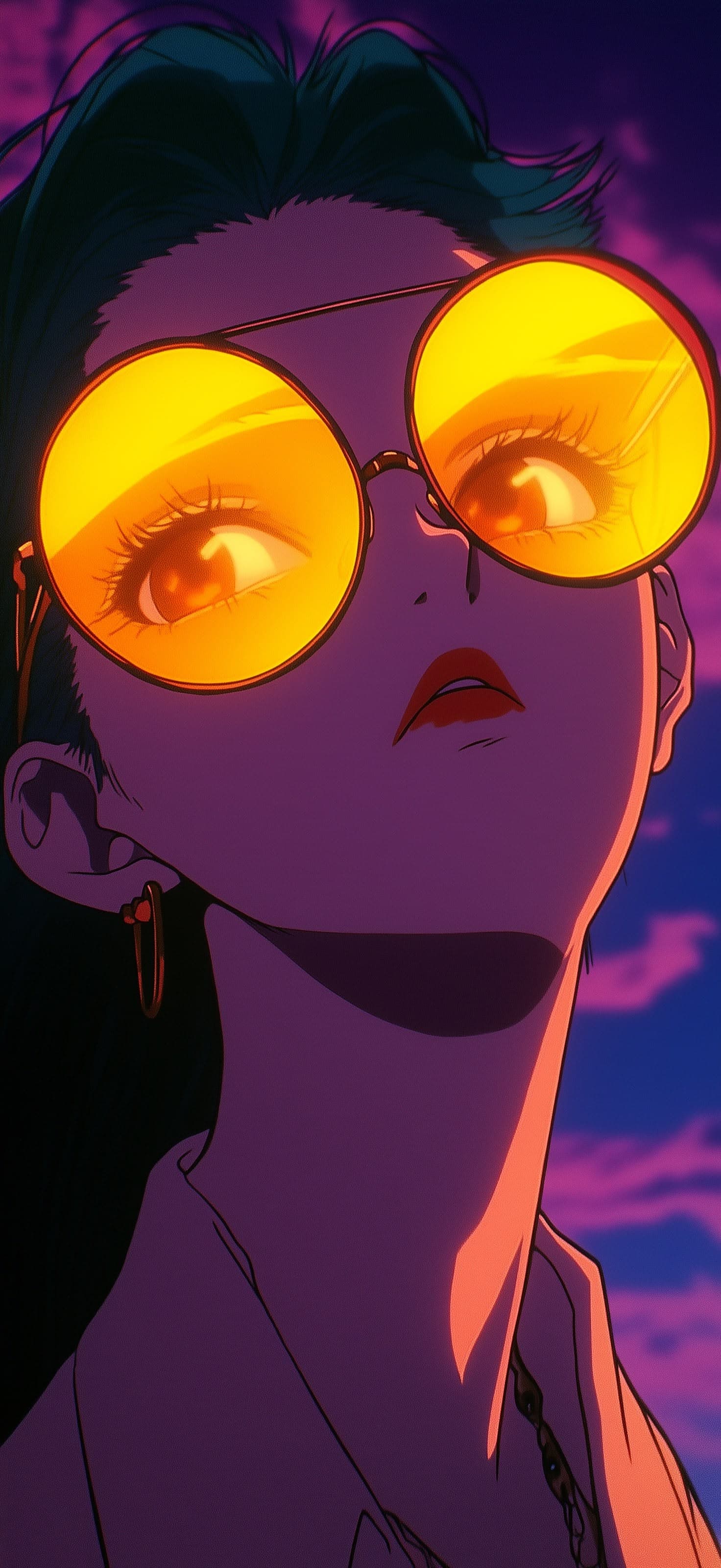 Anime Girl Close-Up - free phone wallpaper