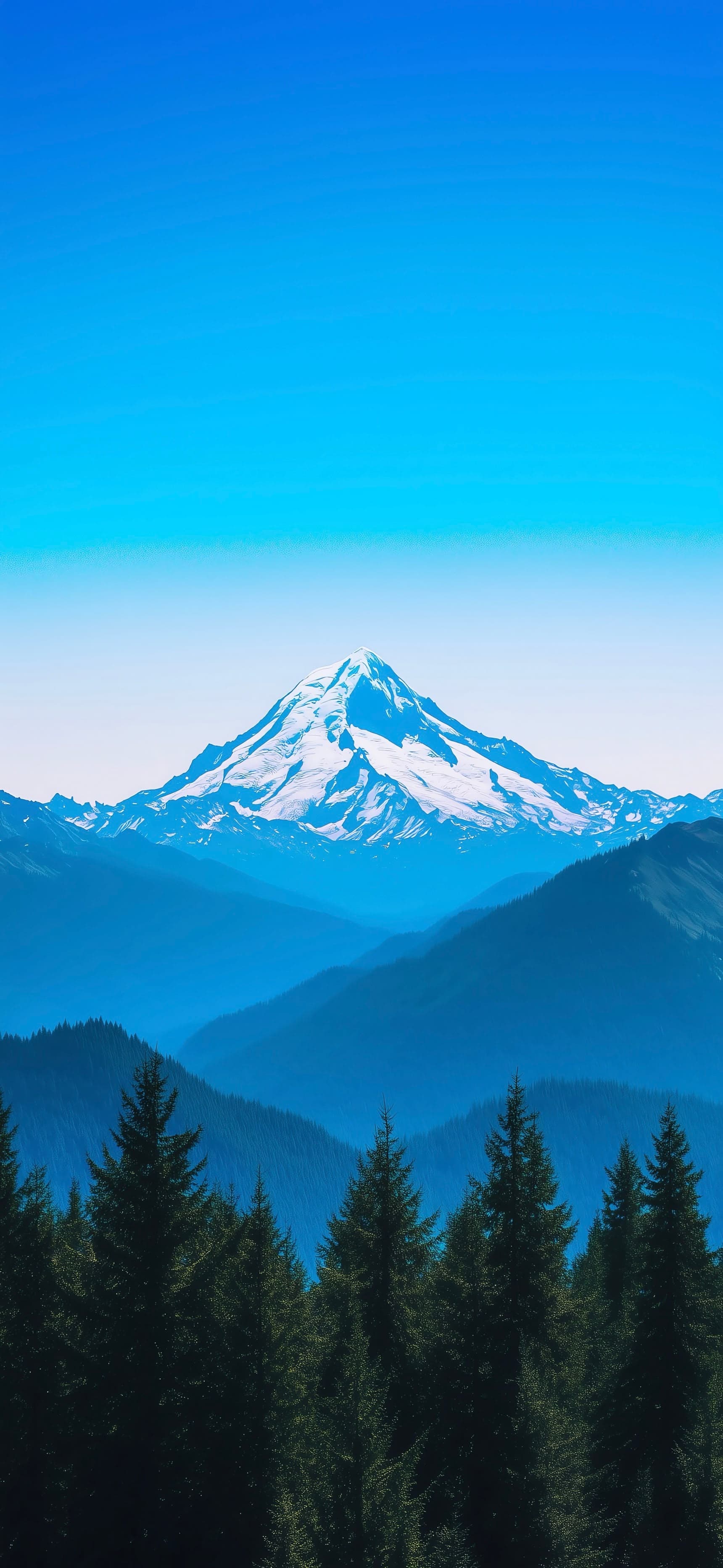 Snowy Vista - free phone wallpaper