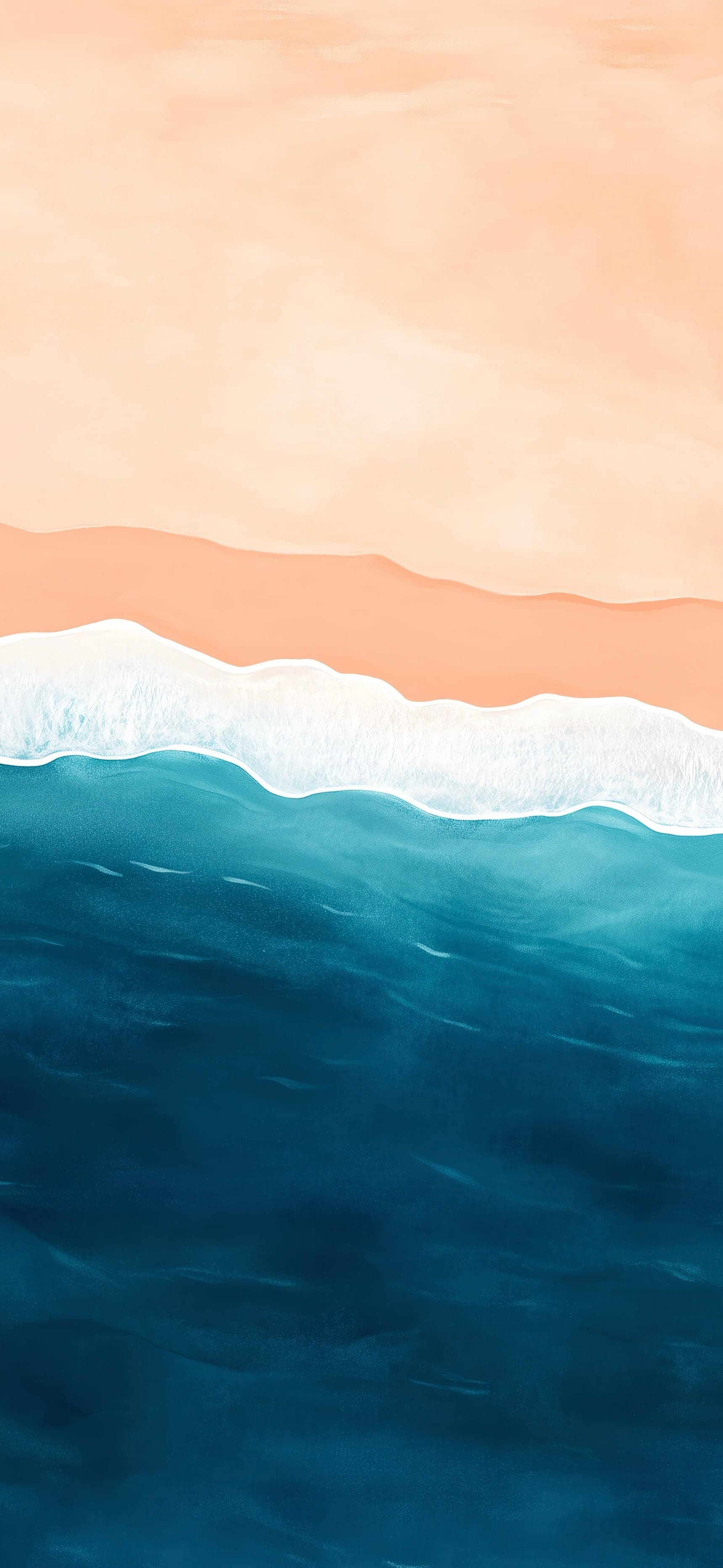Coastal Beach View - free phone wallpaper