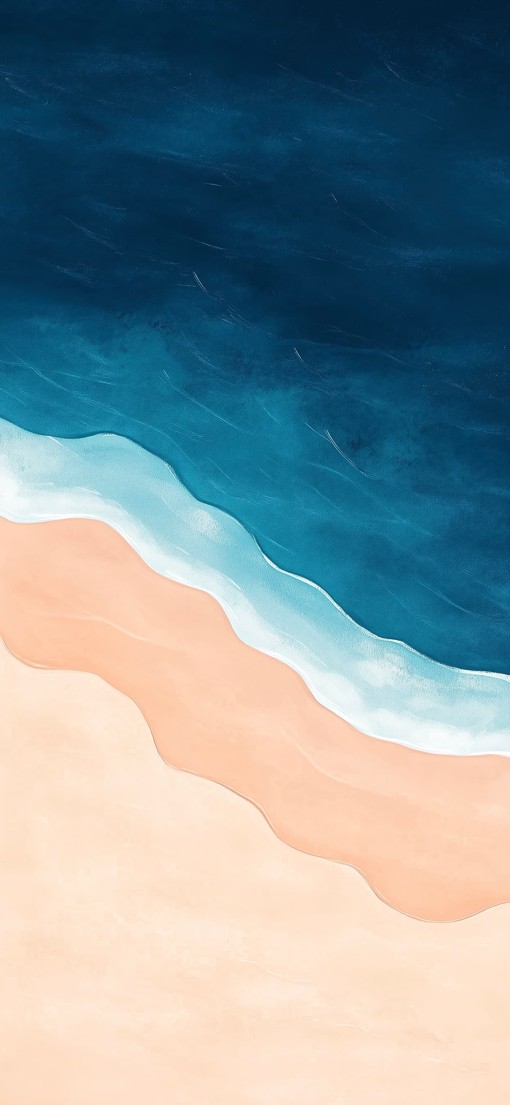 Sandy Beach Coastline - free phone wallpaper