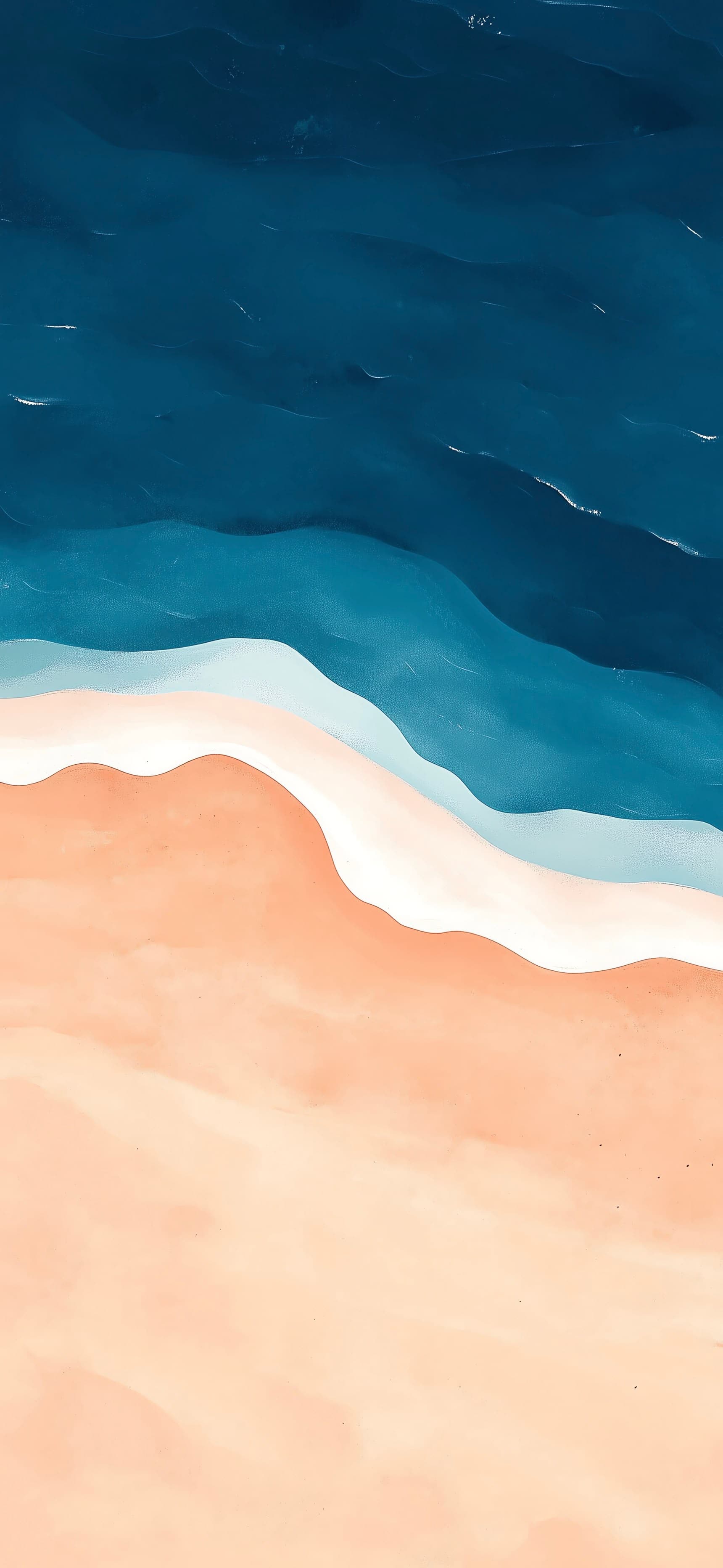Coastal Waves - free phone wallpaper