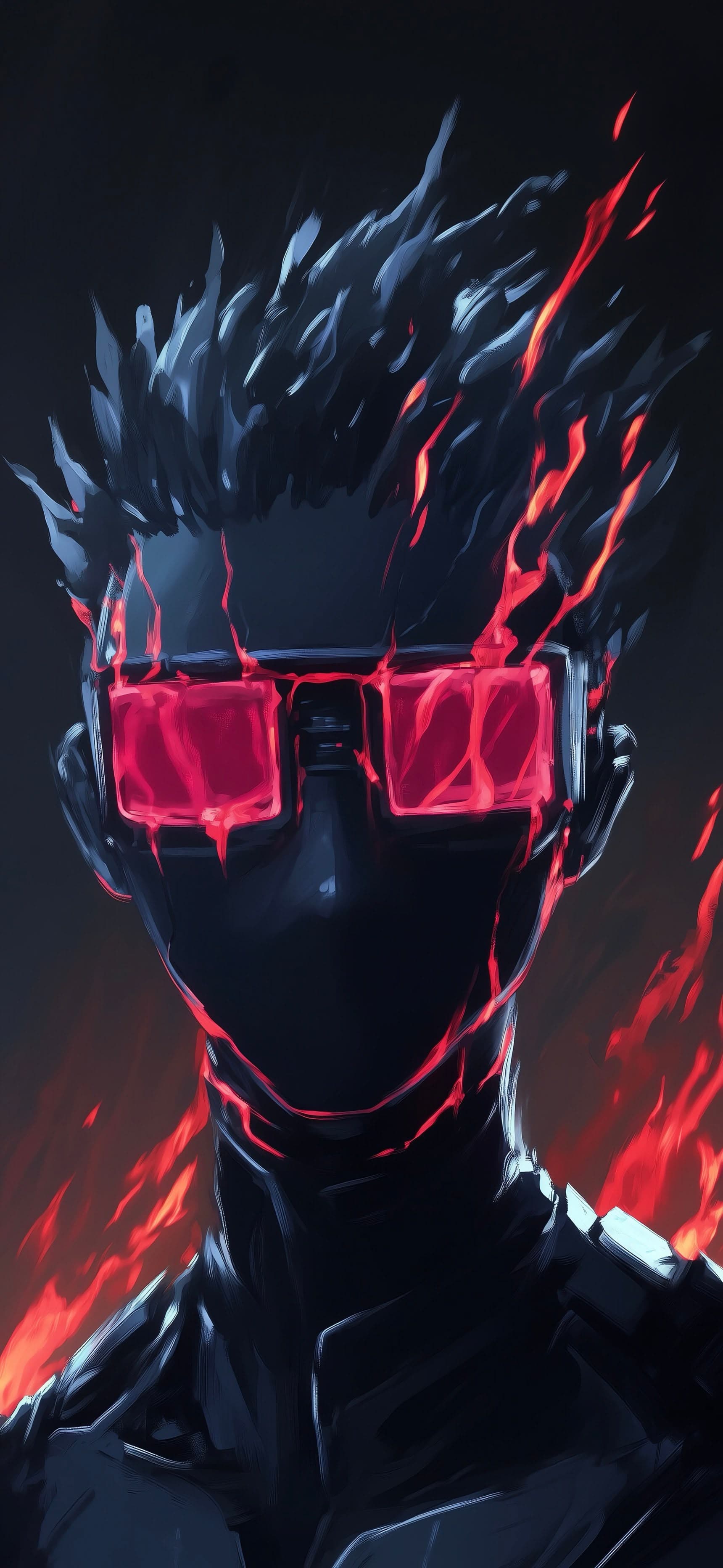 Cyberpunk Futuristic Portrait - free phone wallpaper