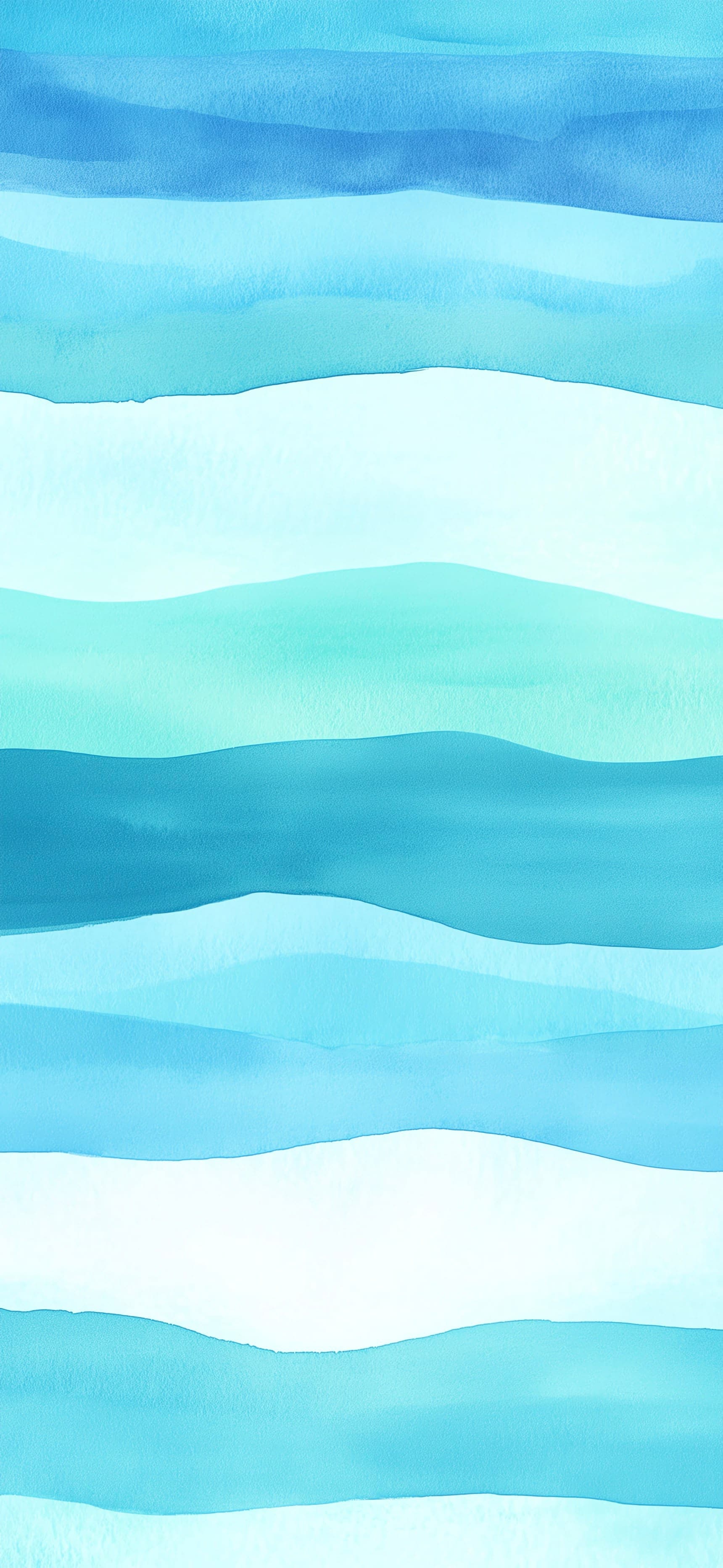 Blue Watercolor Stripes - free phone wallpaper