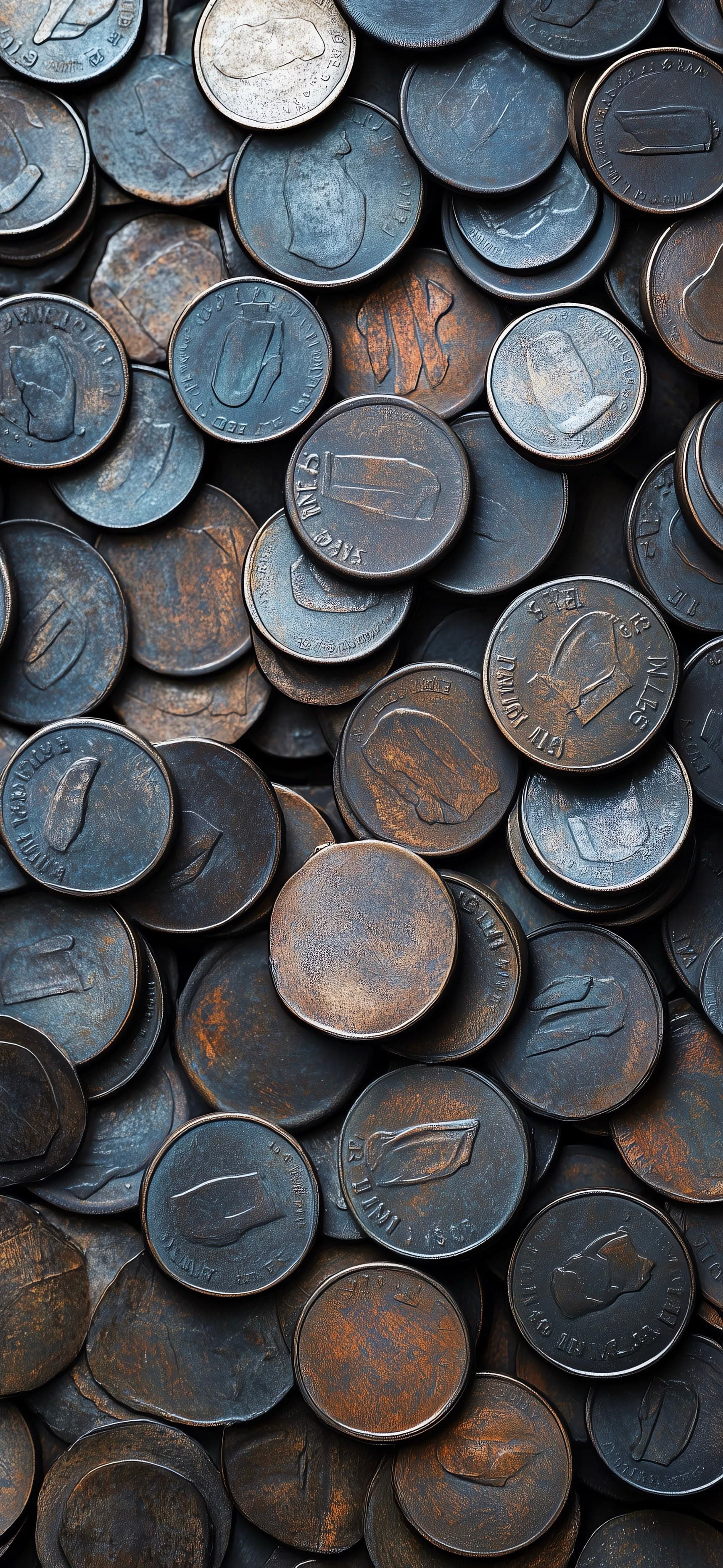 Coin Collection - free phone wallpaper