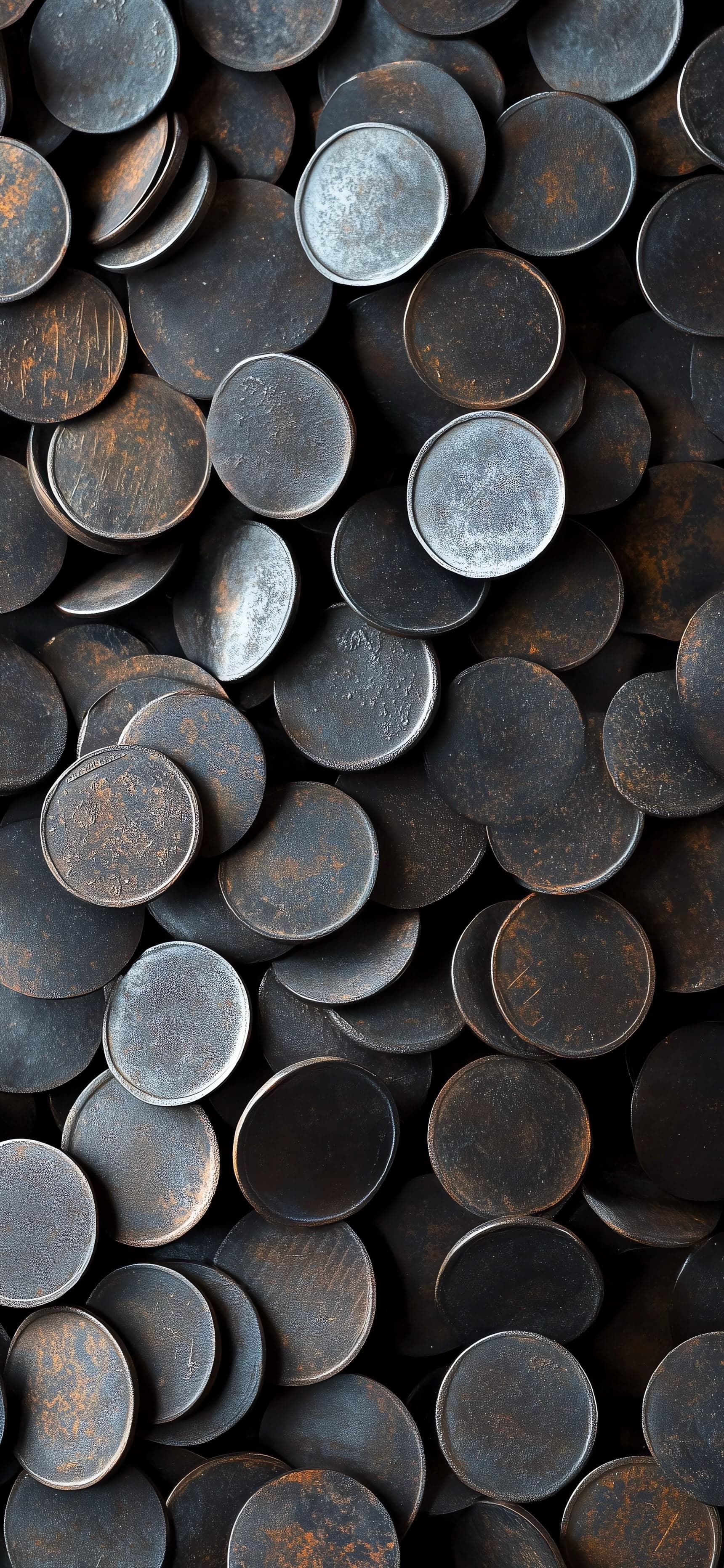 Dark Coins - free phone wallpaper