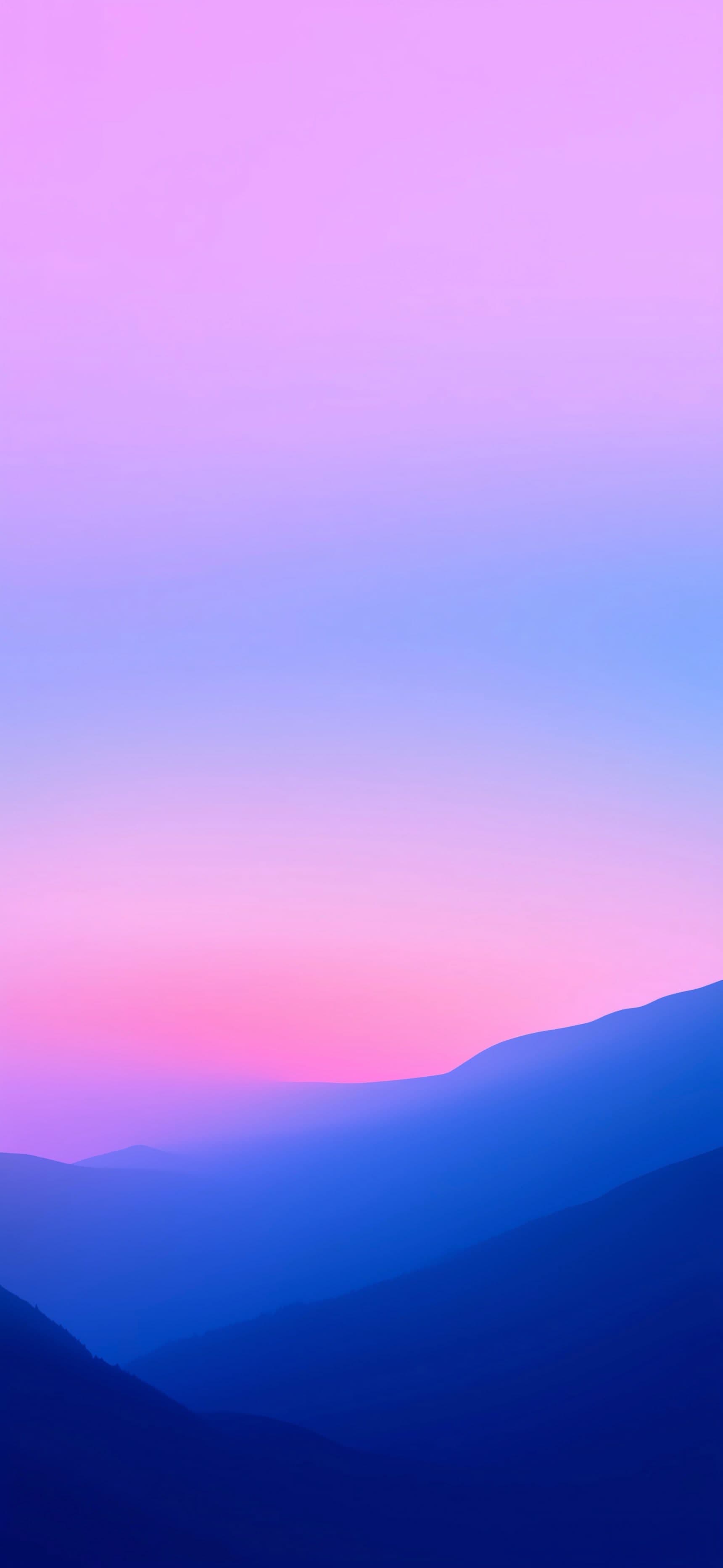 Purple Mountain Horizon - free phone wallpaper