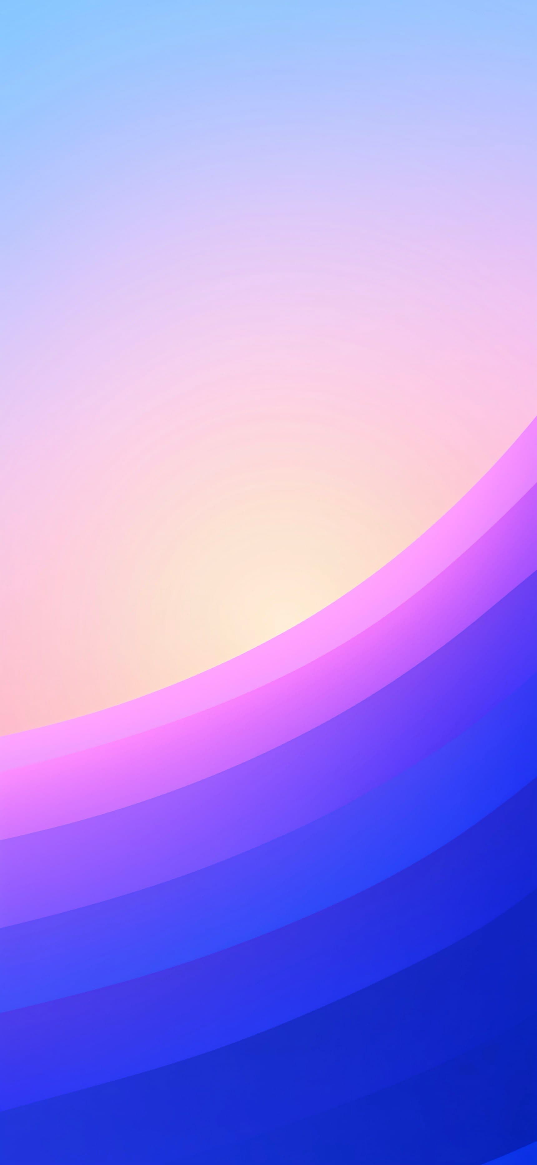 Gradient Landscape - free phone wallpaper