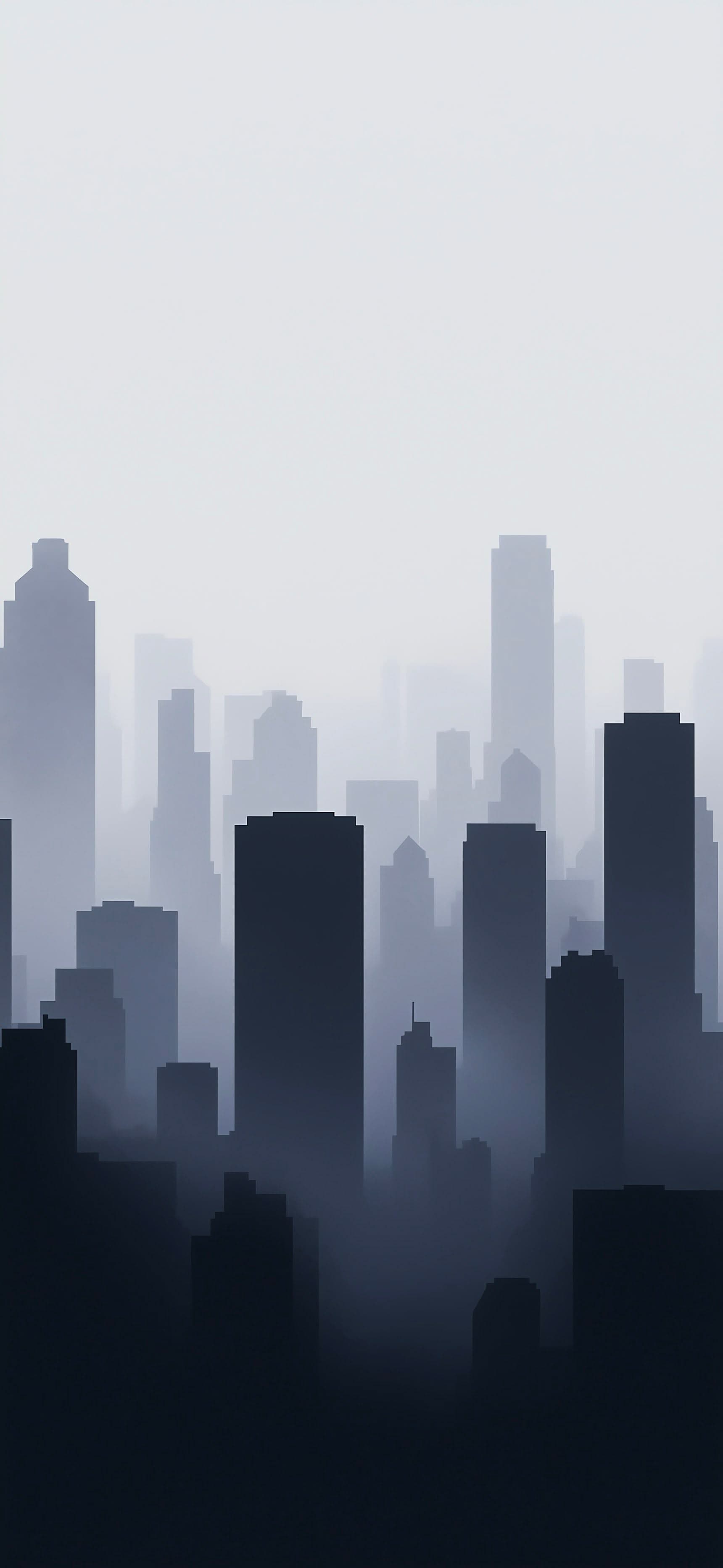 Pixelated City - free phone wallpaper