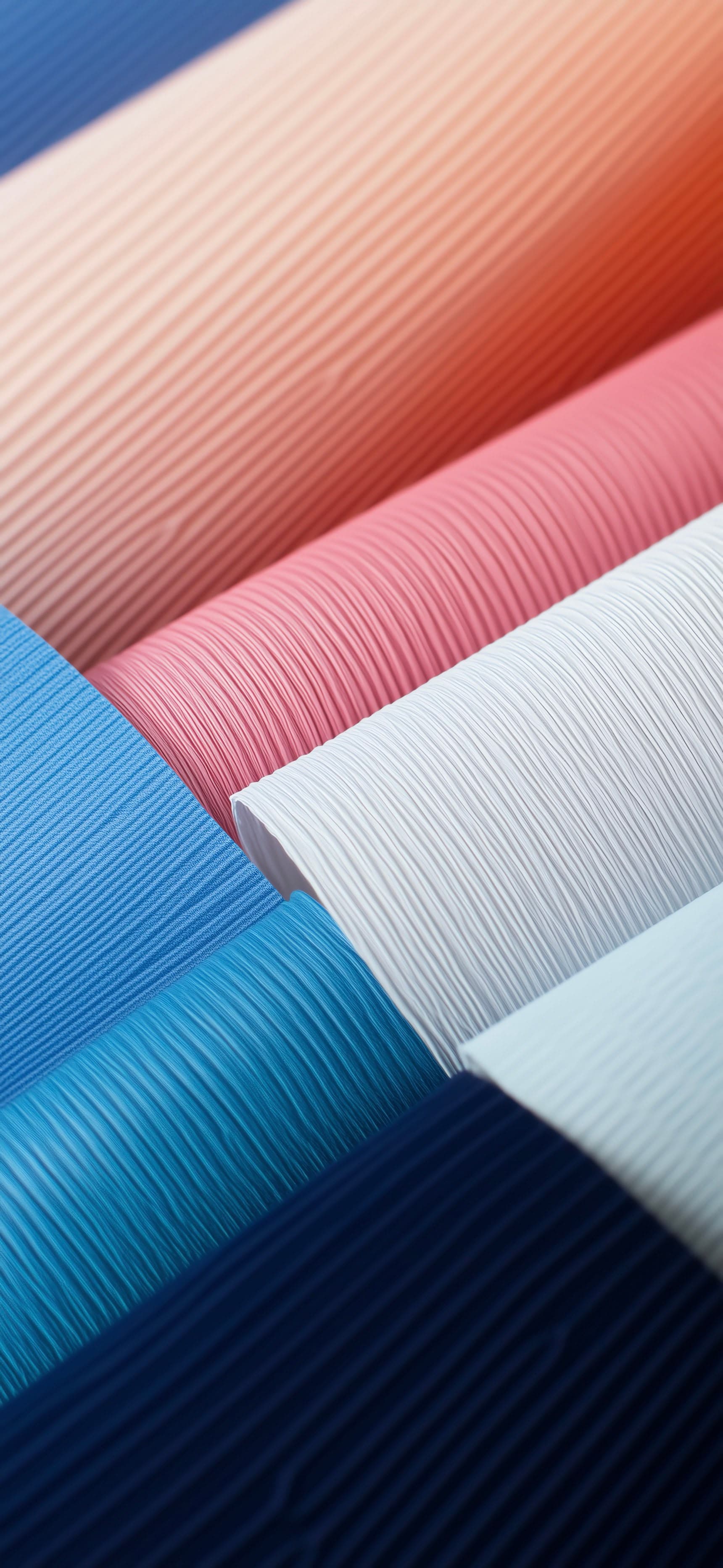 Colorful Paper Rolls - free phone wallpaper