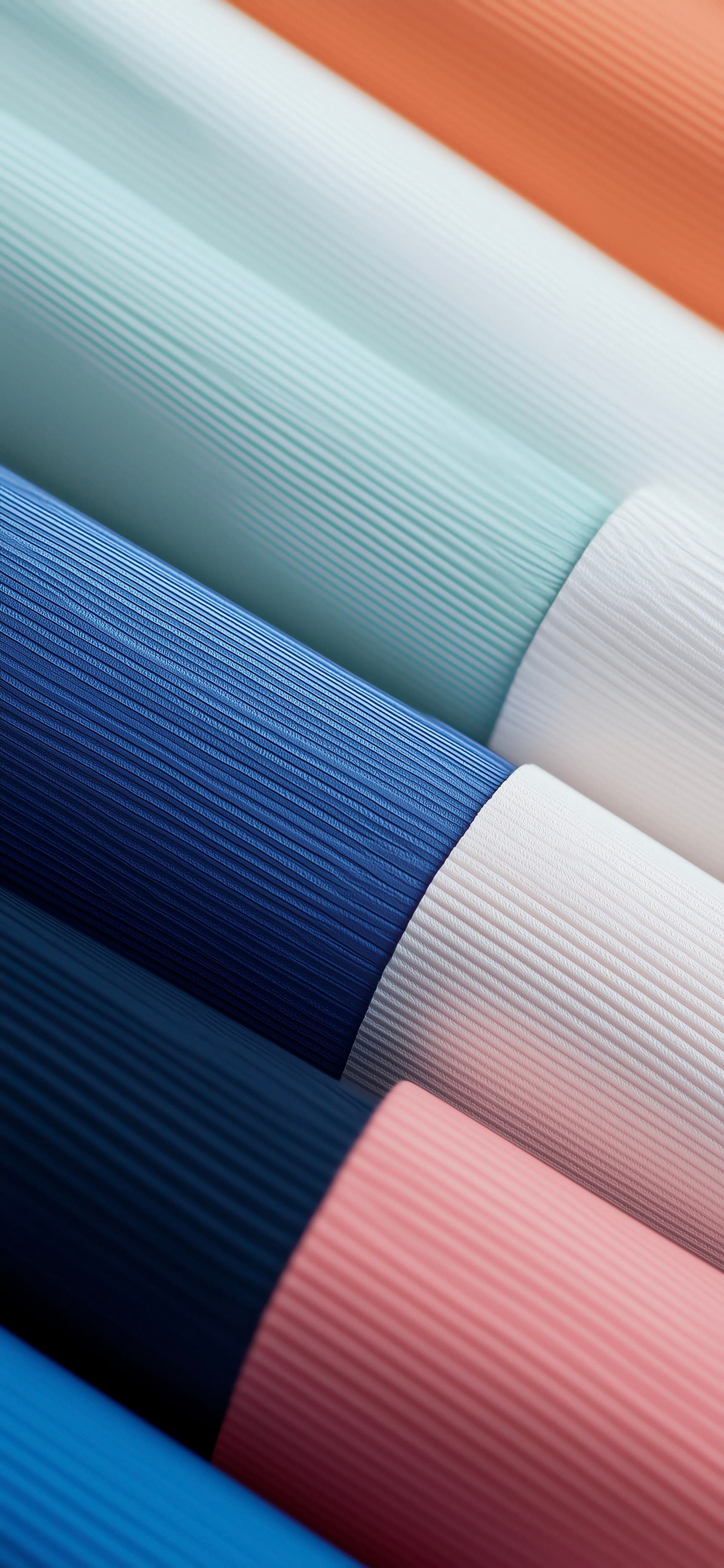 Colorful Paper Rolls - free phone wallpaper