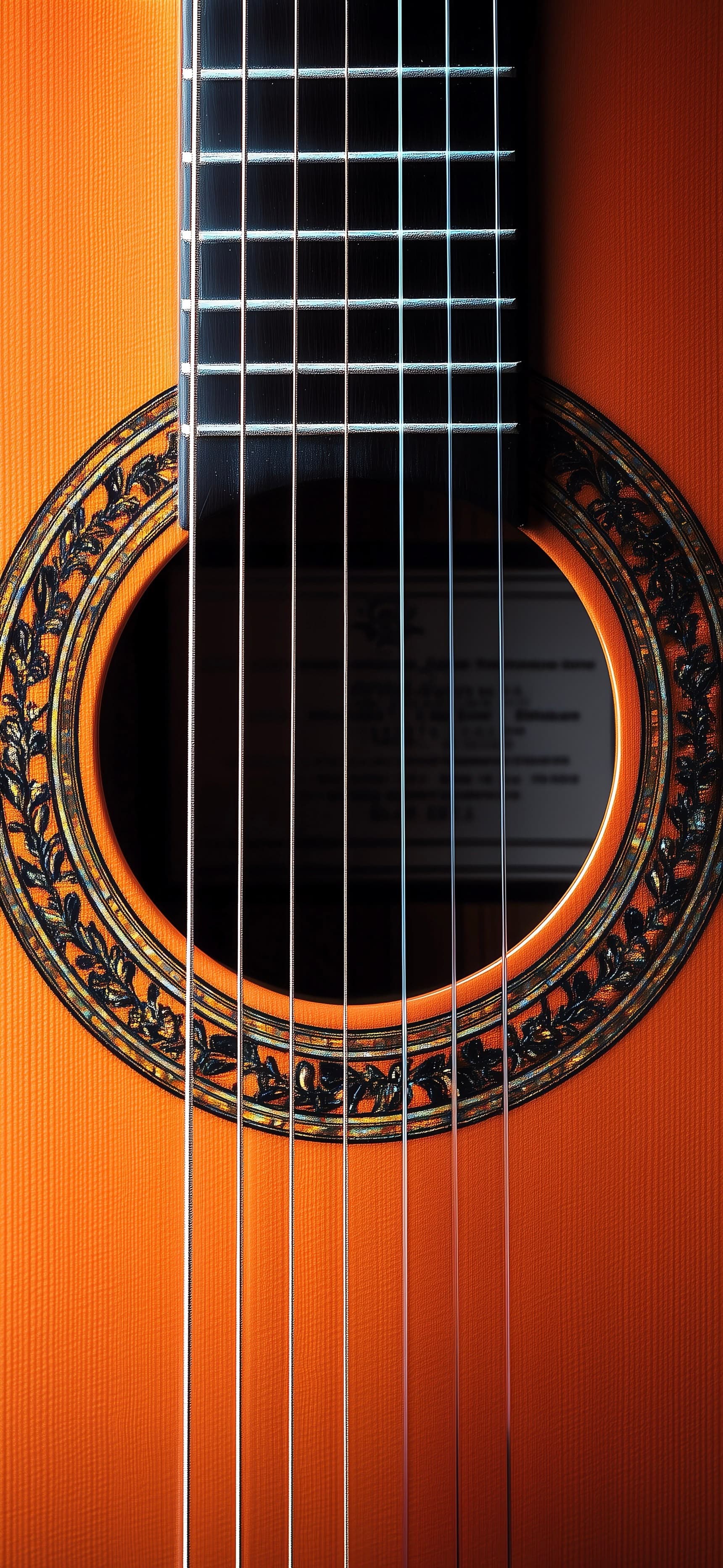 Guitar Strings Detail - free phone wallpaper