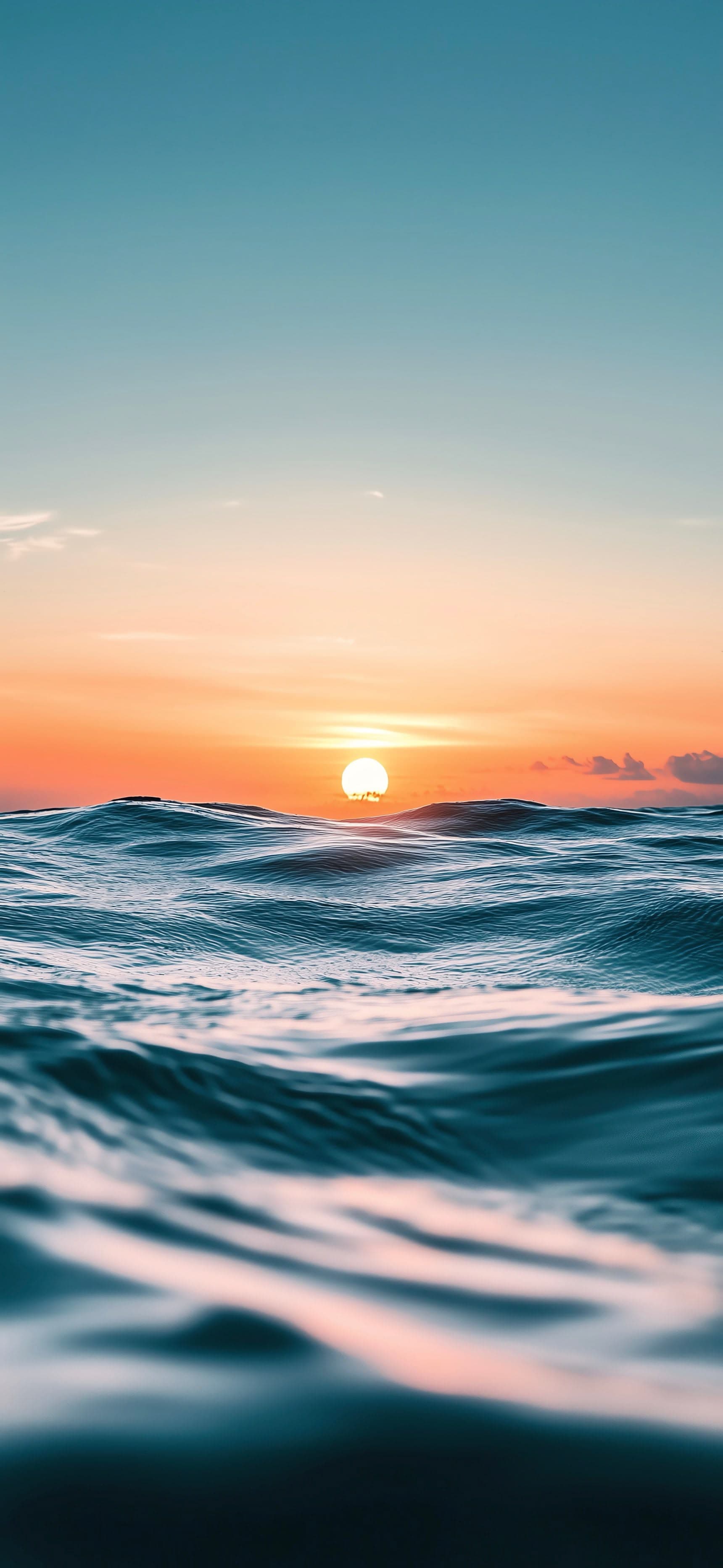 Ocean Sunset - free phone wallpaper